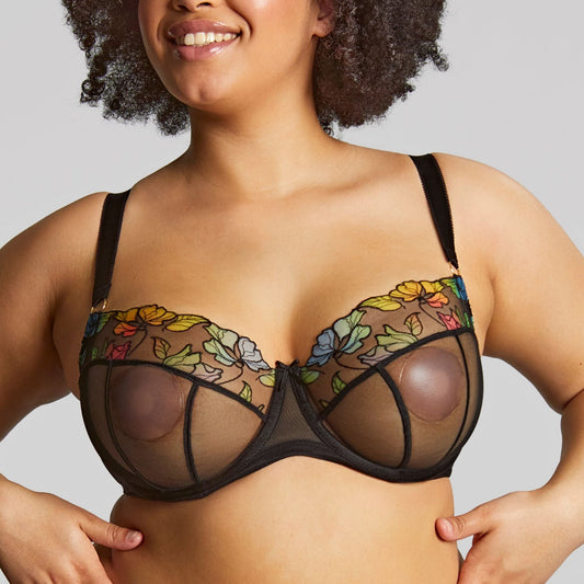 Éden – Balconette BH met Zwitsers Ombré Borduursel