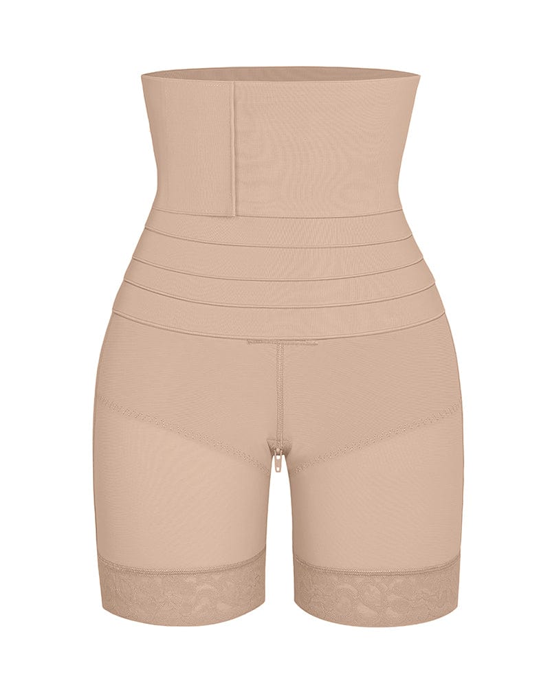 VEGA – Hoge Taille 2-in-1 Shaper Short - LivingCurves shaper shorts Beige / S