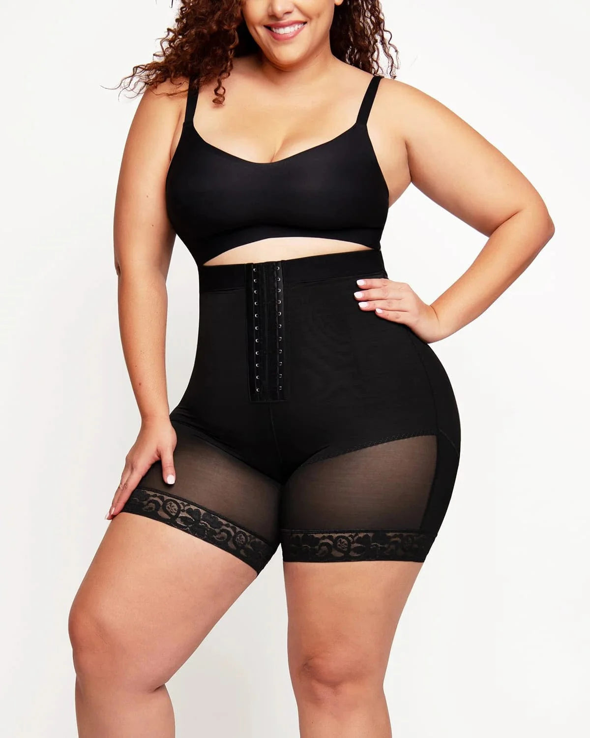 VEGA – Hoge Taille 2-in-1 Shaper Short - LivingCurves shaper shorts Zwart / S