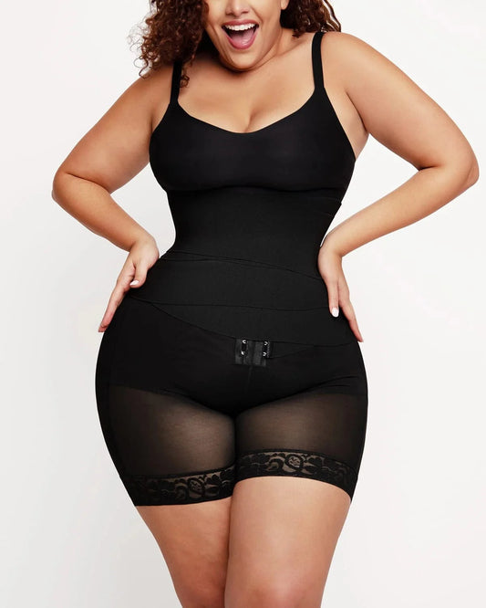 VEGA – Hoge Taille 2-in-1 Shaper Short - LivingCurves shaper shorts Zwart / S