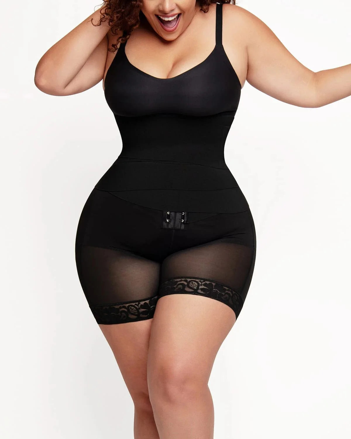 VEGA – Hoge Taille 2-in-1 Shaper Short - LivingCurves shaper shorts Zwart / S