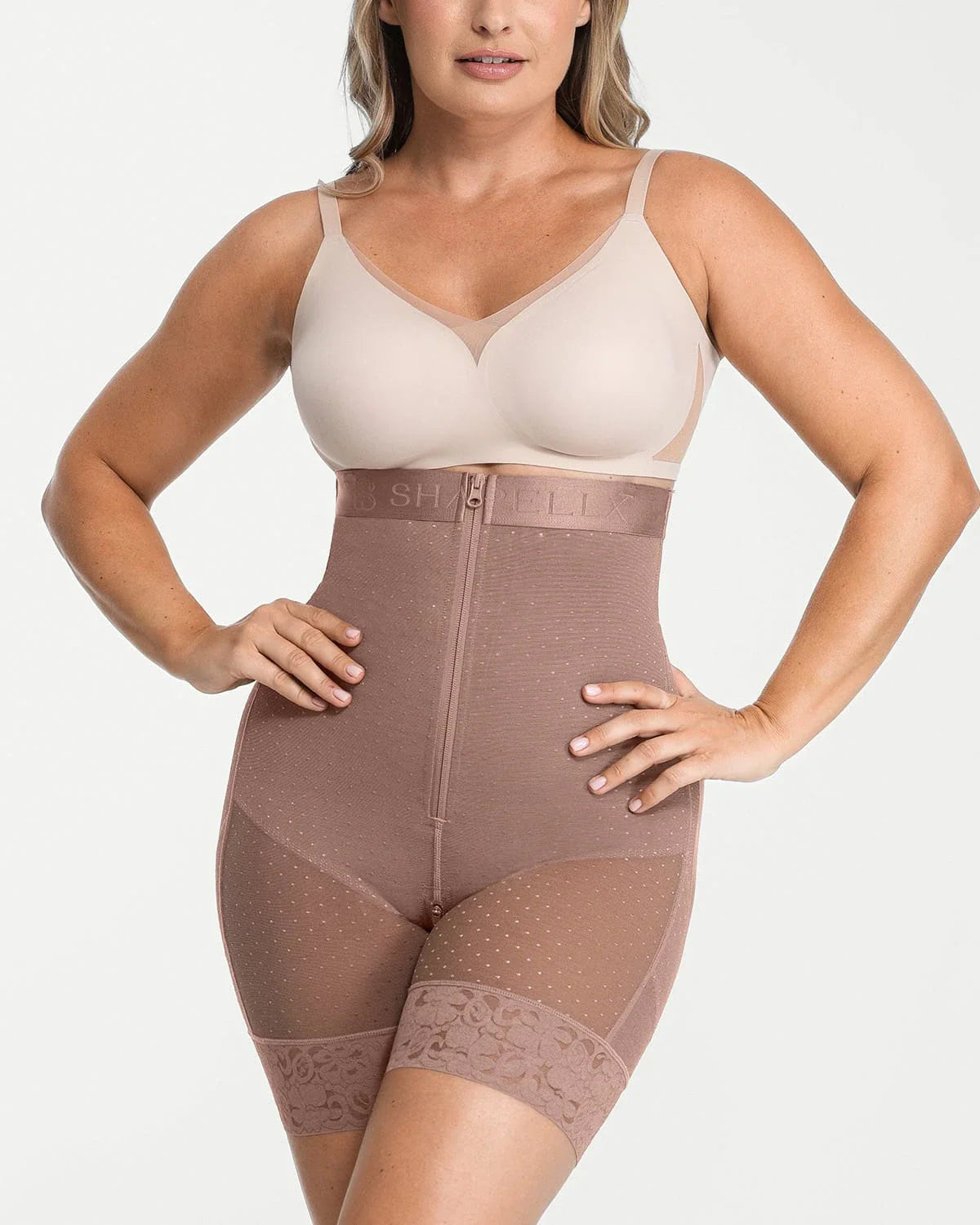 BOOT-YEAH™ AirSlim® High-Waisted Polka Dot Short - LivingCurves shaper shorts Black / S
