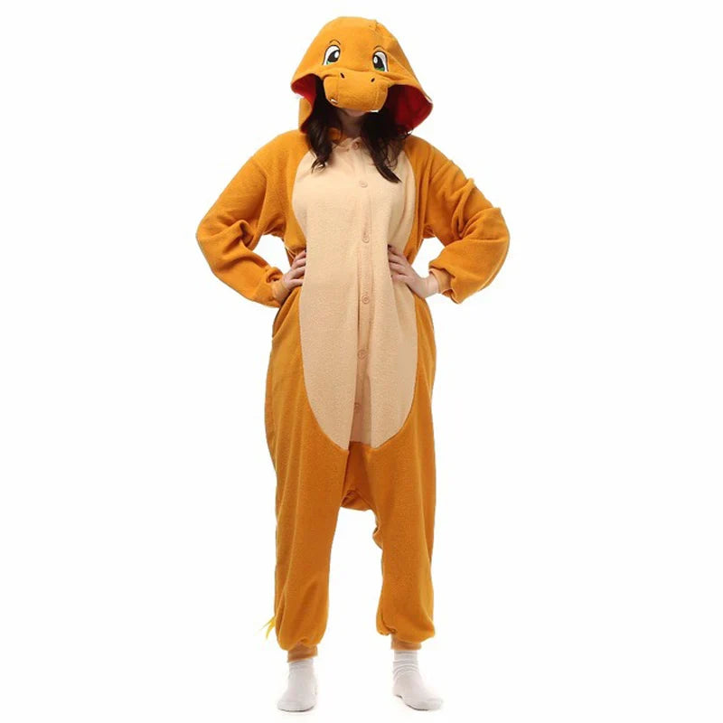 Charmander Onesie | Kostuum | Pyjama | Voor Kinderen & Volwassenen
