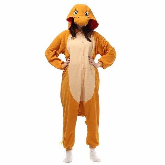 Charmander Onesie | Kostuum | Pyjama | Voor Kinderen & Volwassenen