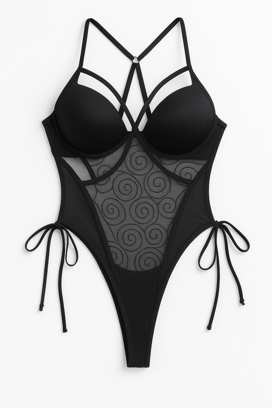 LÉONIE – Lace One-Piece Bodysuit