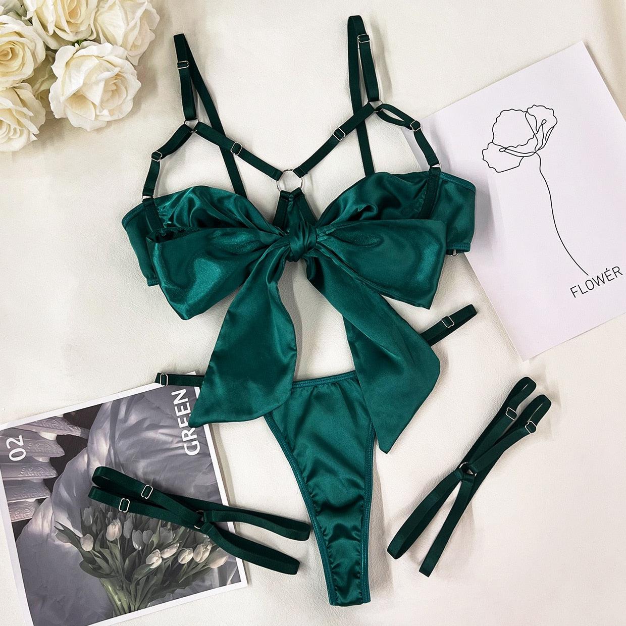 AMÉLIE SATIN LINGERIE SET