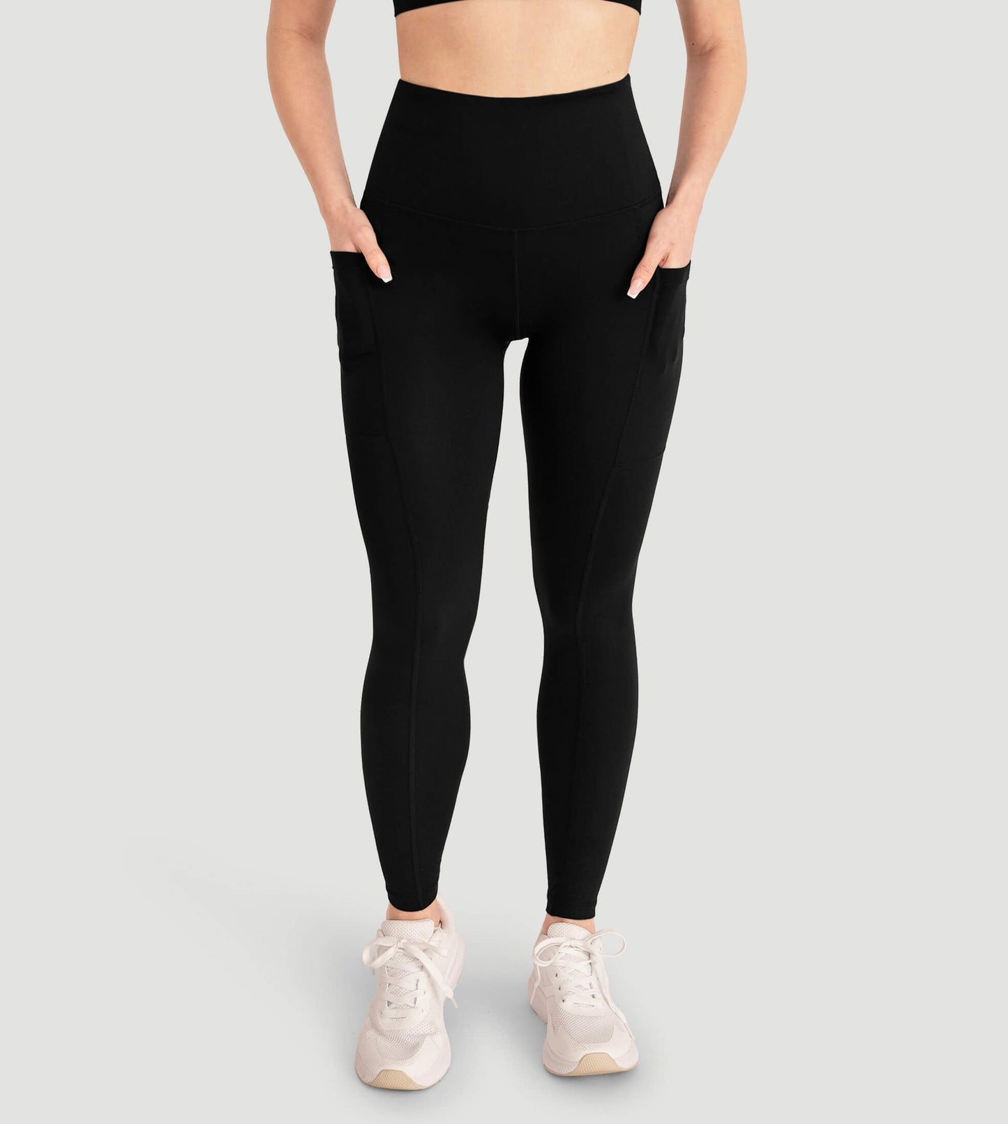 NOA – High Waist Shaping Legging - LivingCurves Leggings Zwart / S