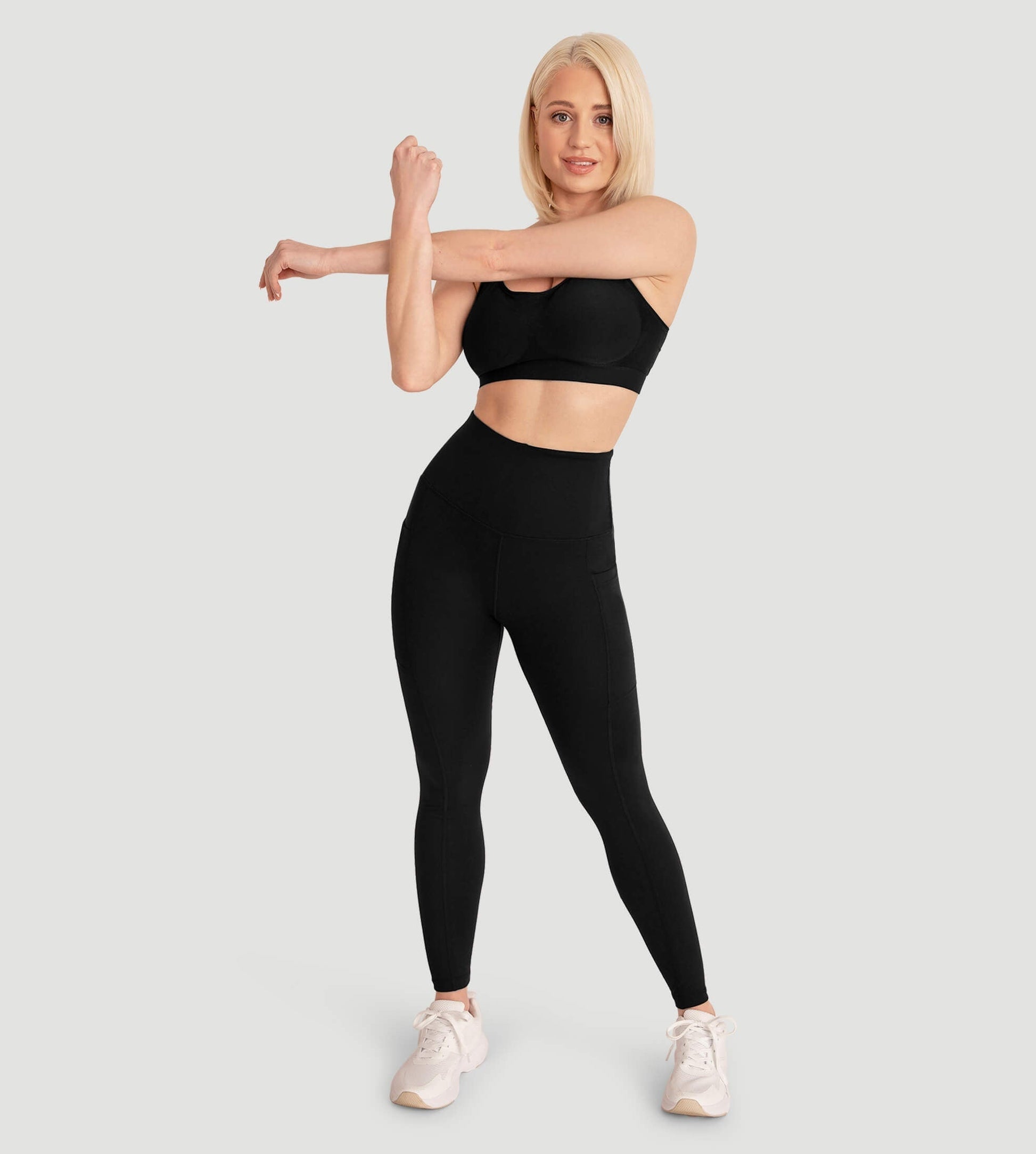 NOA – High Waist Shaping Legging - LivingCurves Leggings Zwart / S