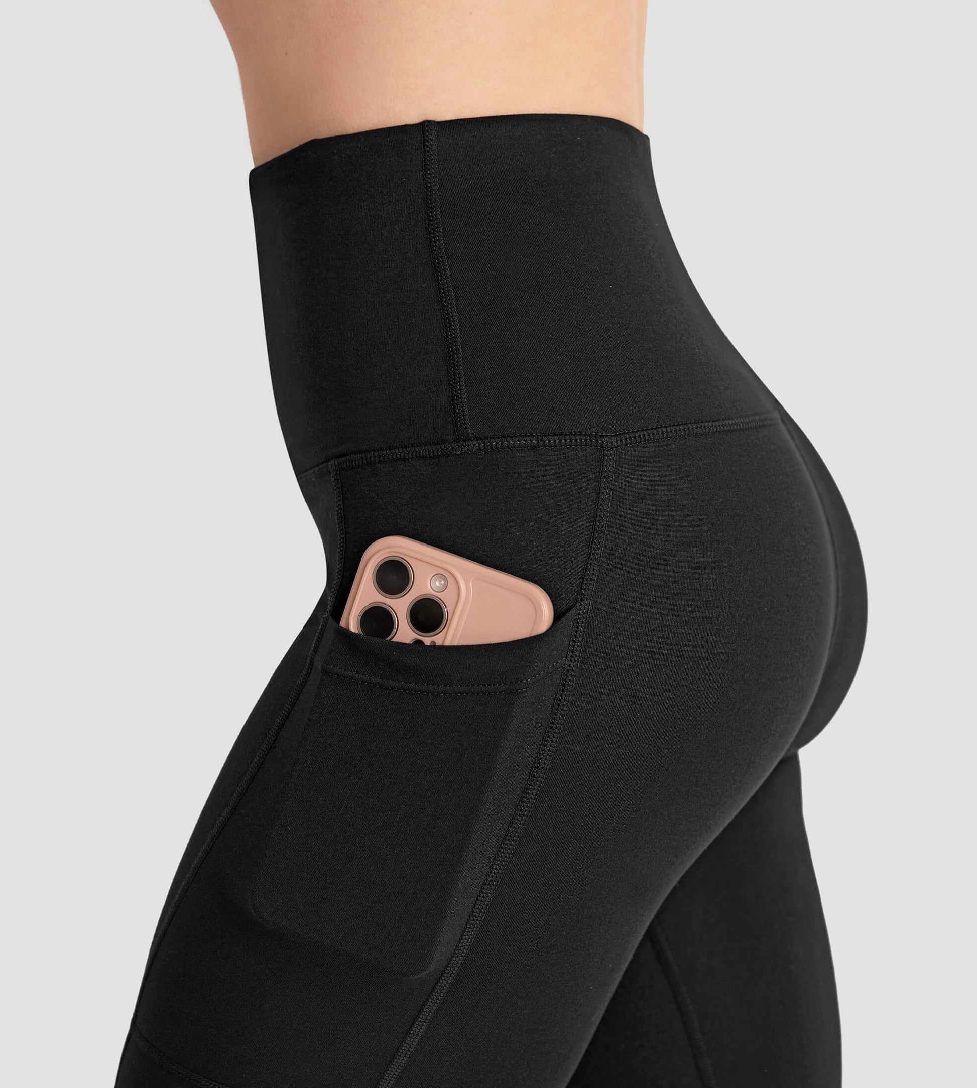 NOA – High Waist Shaping Legging - LivingCurves Leggings Zwart / S