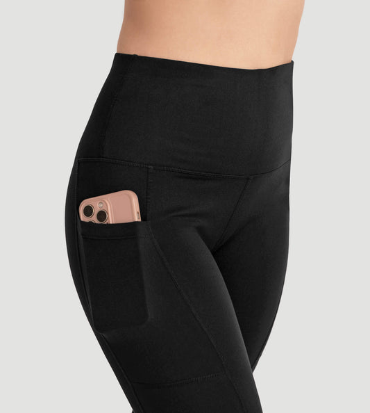 NOA – High Waist Shaping Legging - LivingCurves Leggings Zwart / S