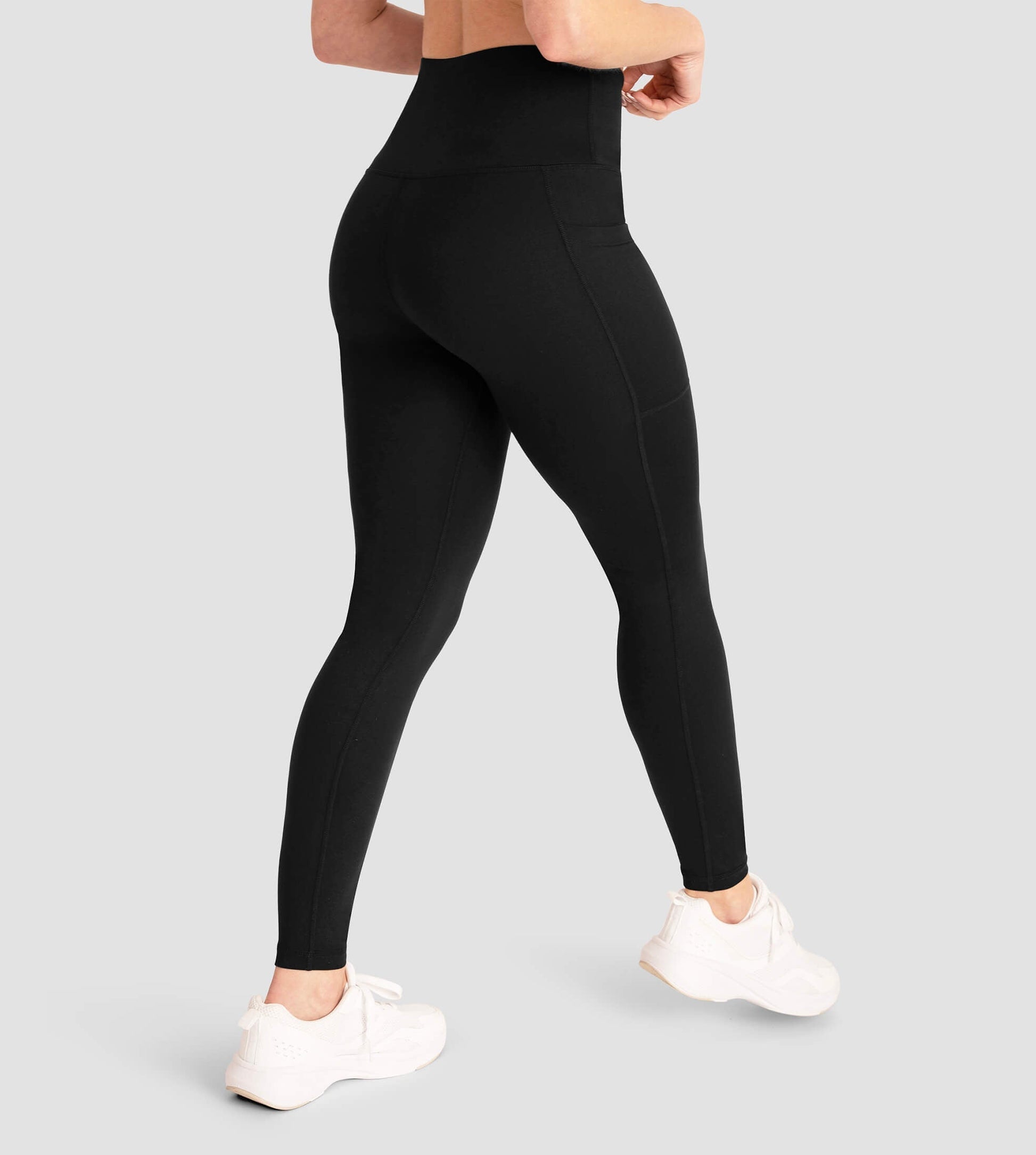 NOA – High Waist Shaping Legging - LivingCurves Leggings Zwart / S
