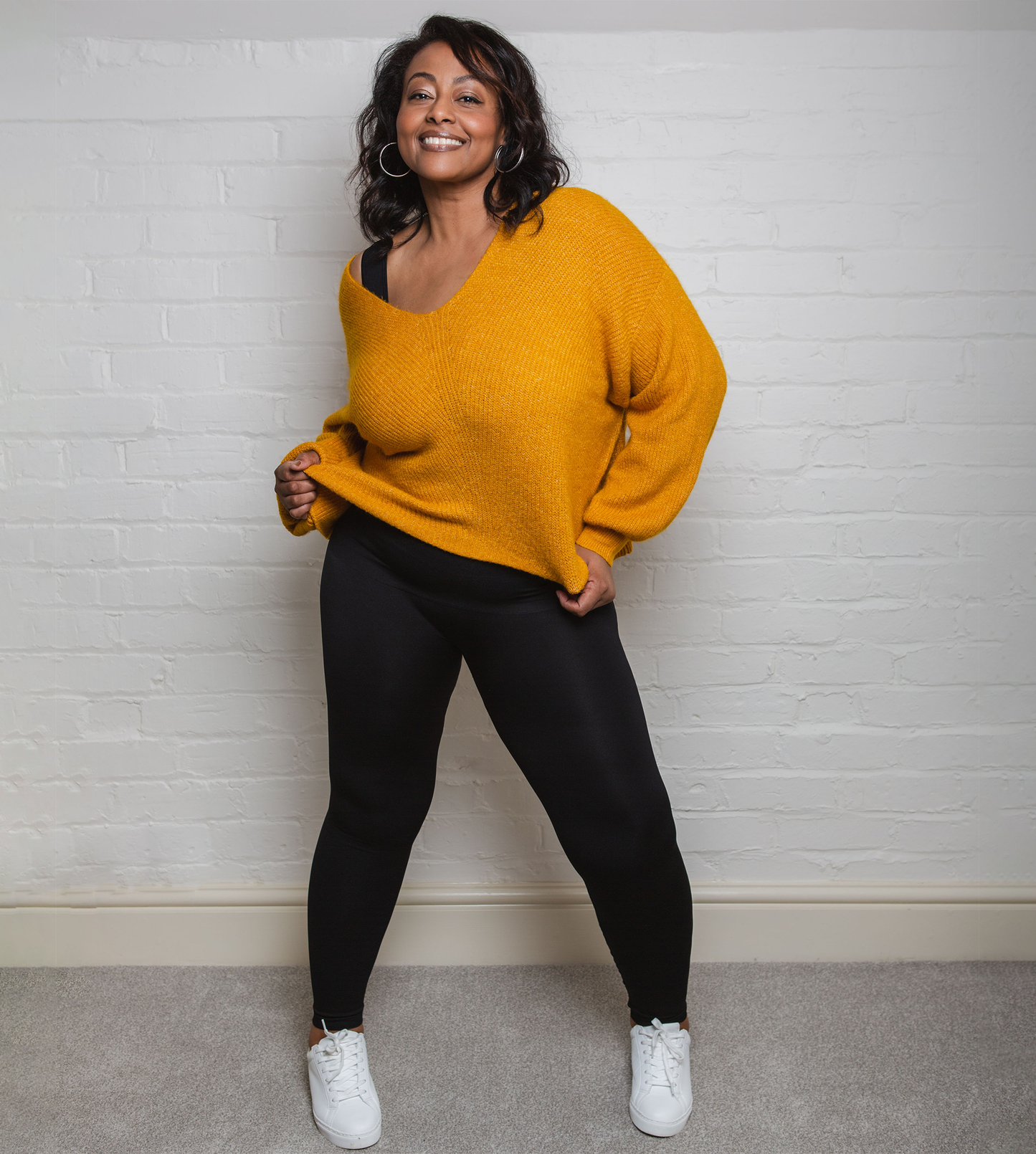 LIA – High Waist Shaping Legging - LivingCurves Leggings Zwart / XS