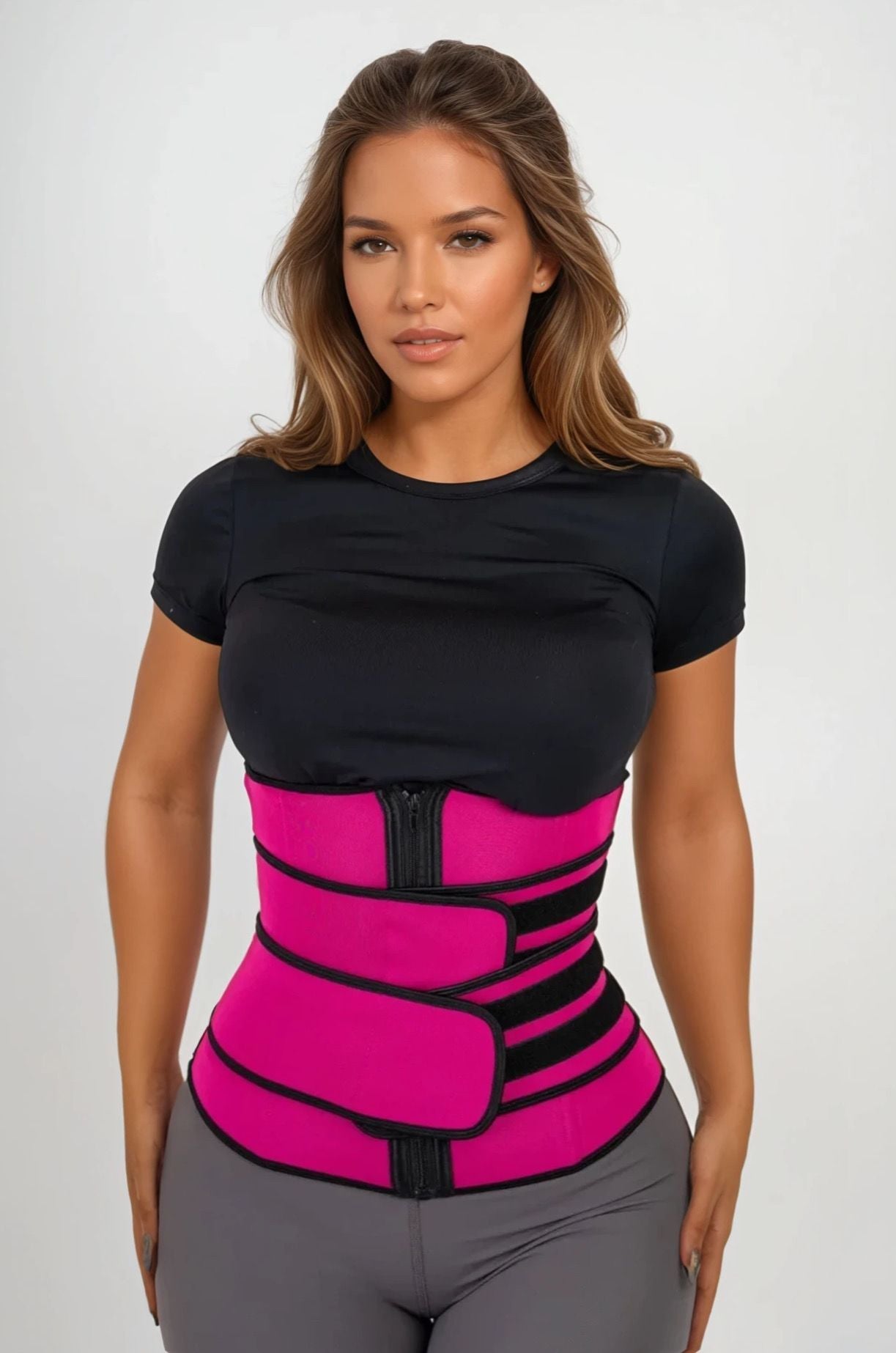 ORIVA – Waist Trainer met Verstelbare Tailleband - LivingCurves variable s / pink