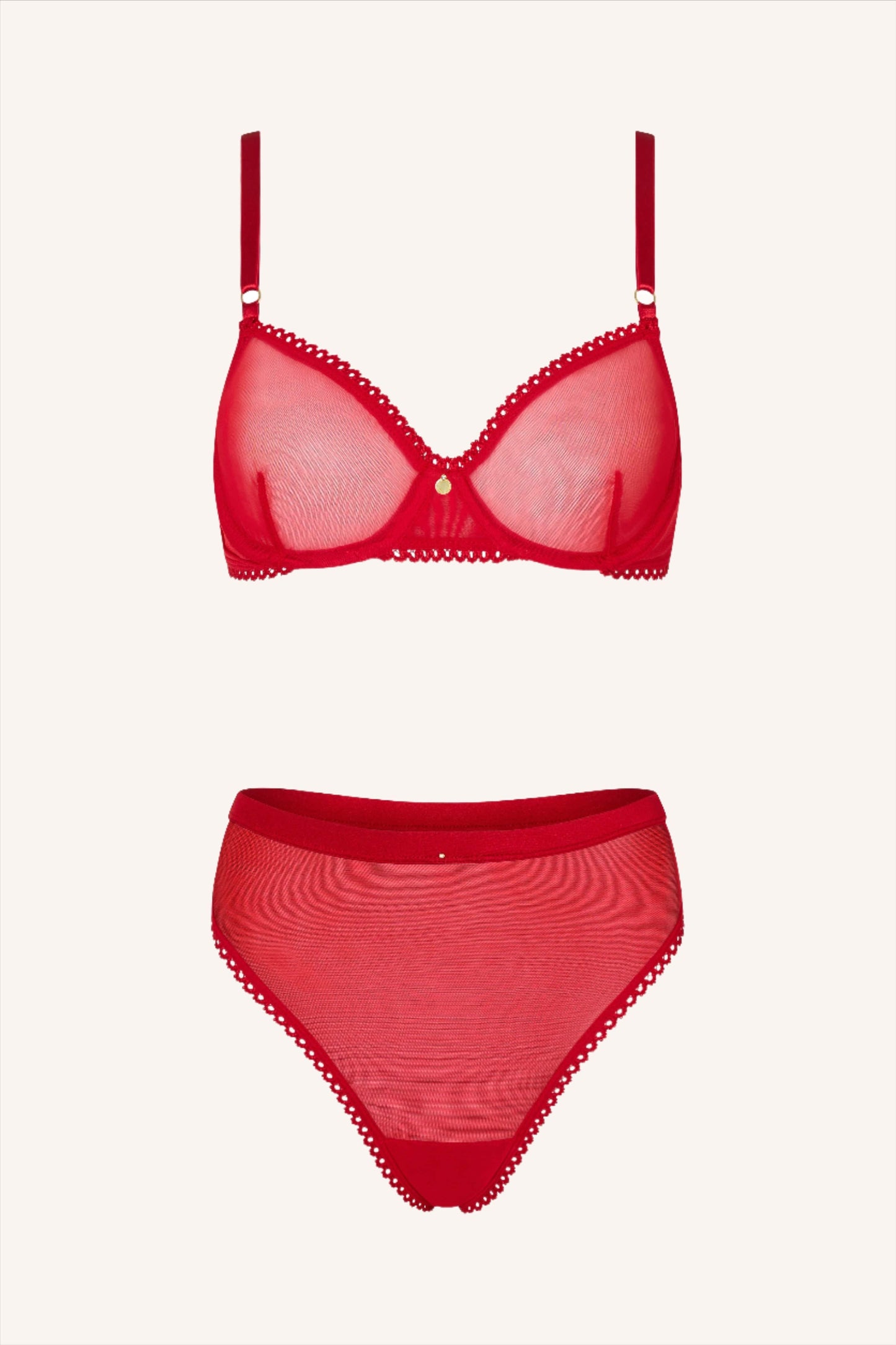 Dolce – Ongewatteerde Beugelbh in Rood