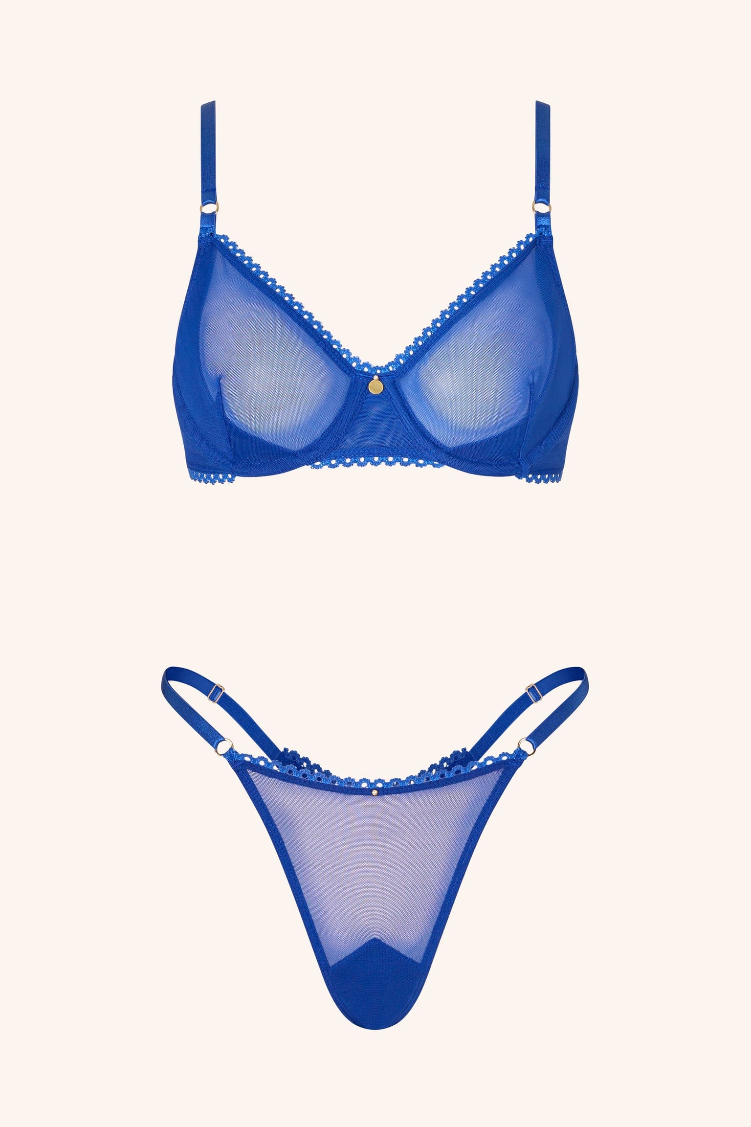 DOLCE – Royal Blue Mesh BH