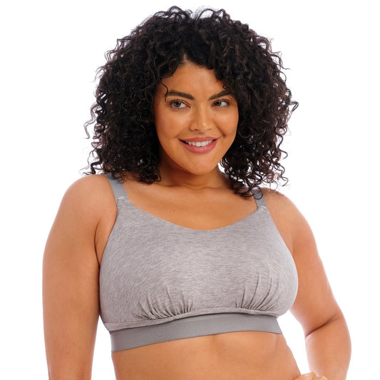Downtime – Naadloze Bralette Zonder Beugel in Grey Marl
