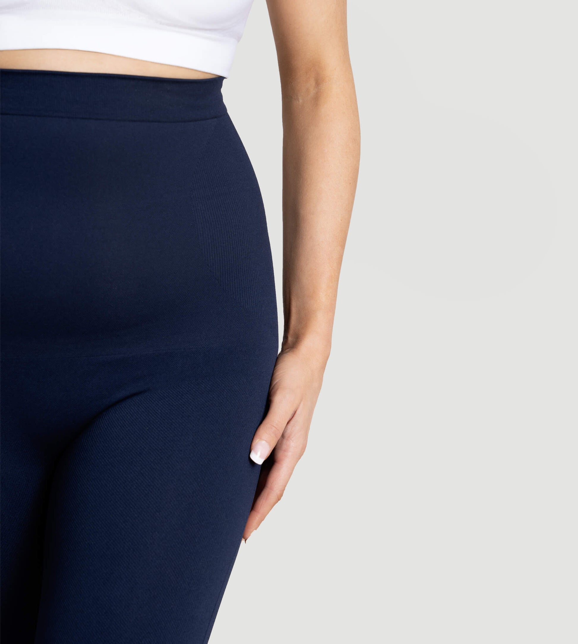 LIA – High Waist Shaping Legging - LivingCurves Leggings Navy / XS