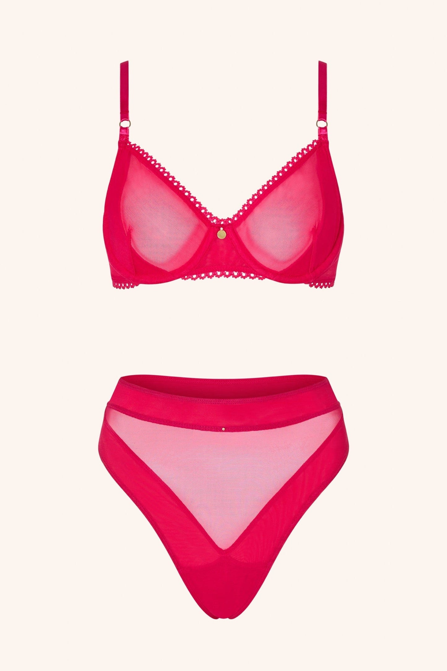 DOLCE – Fuchsia Mesh BH