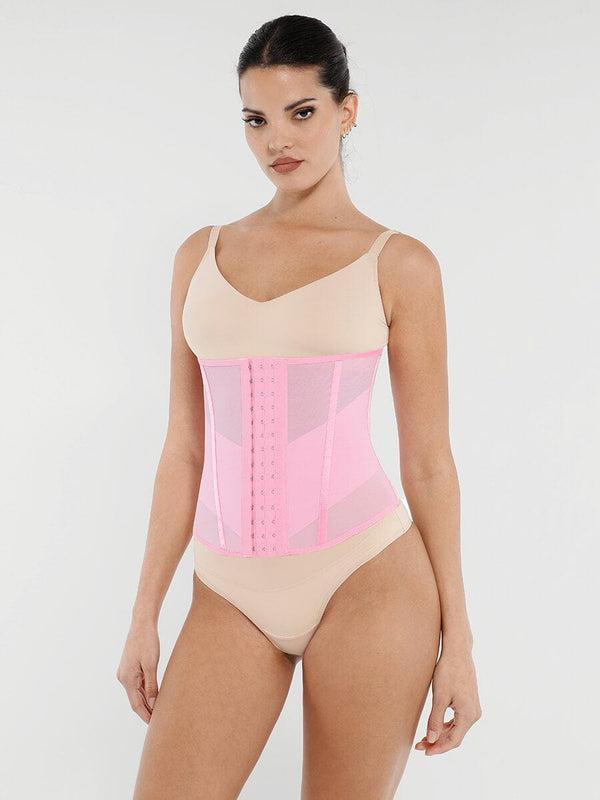 VIONA – Elastische Taille Trainer - LivingCurves Waist Trainer Lichtroze / S