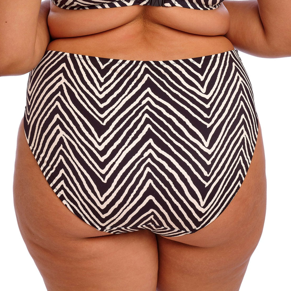 Fiji Falls – Mid Rise Bikini Slip met Zebra Print