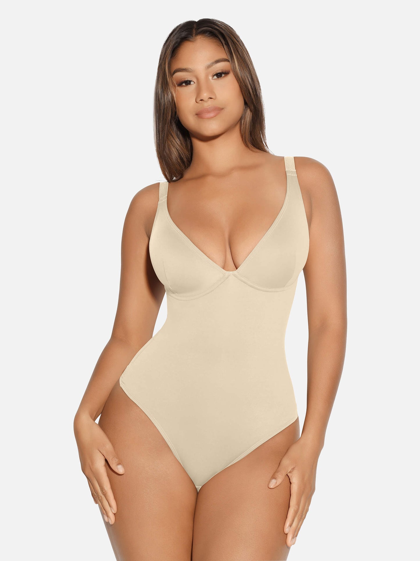 LIVC – V-Neck Tummy Control Shaping Bodysuit | Naadloze Comfort Body met Shaping Effect & Elegante Pasvorm