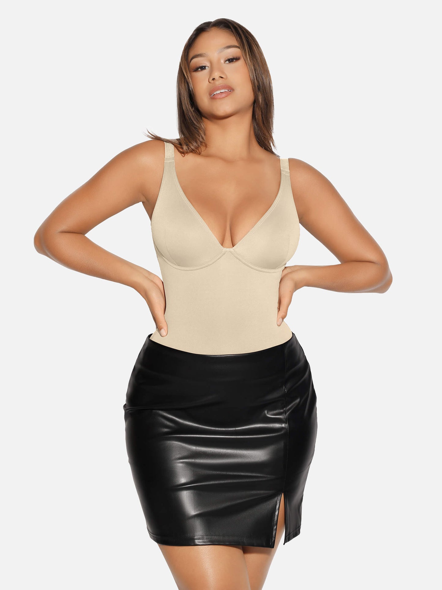 LIVC – V-Neck Tummy Control Shaping Bodysuit | Naadloze Comfort Body met Shaping Effect & Elegante Pasvorm