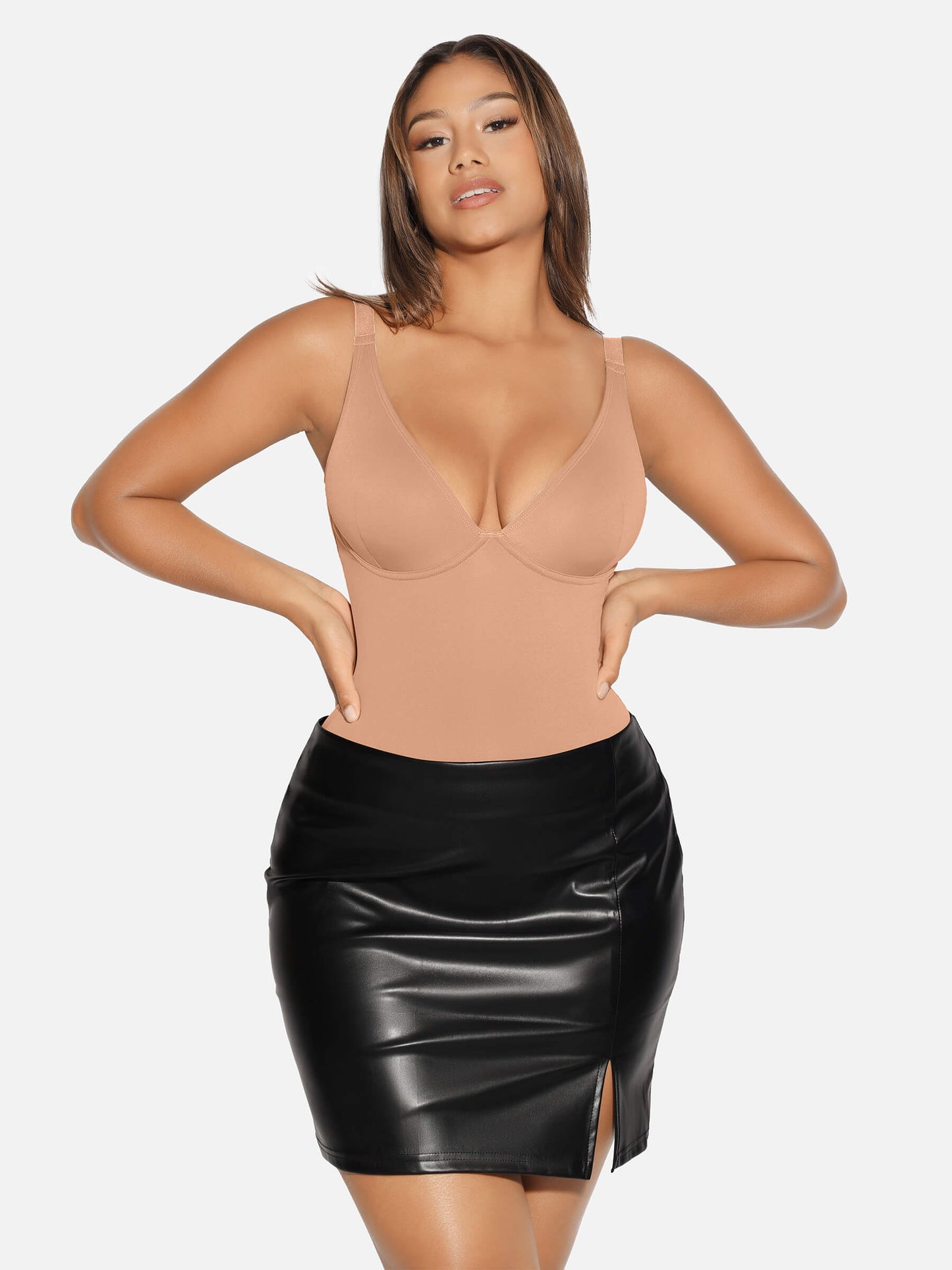 LIVC – V-Neck Tummy Control Shaping Bodysuit | Naadloze Comfort Body met Shaping Effect & Elegante Pasvorm