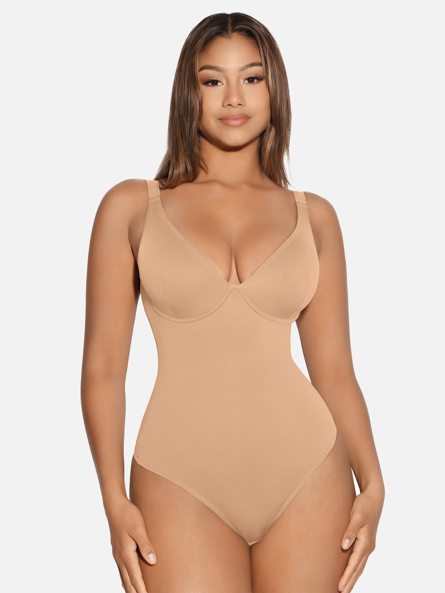 LIVC – V-Neck Tummy Control Shaping Bodysuit | Naadloze Comfort Body met Shaping Effect & Elegante Pasvorm
