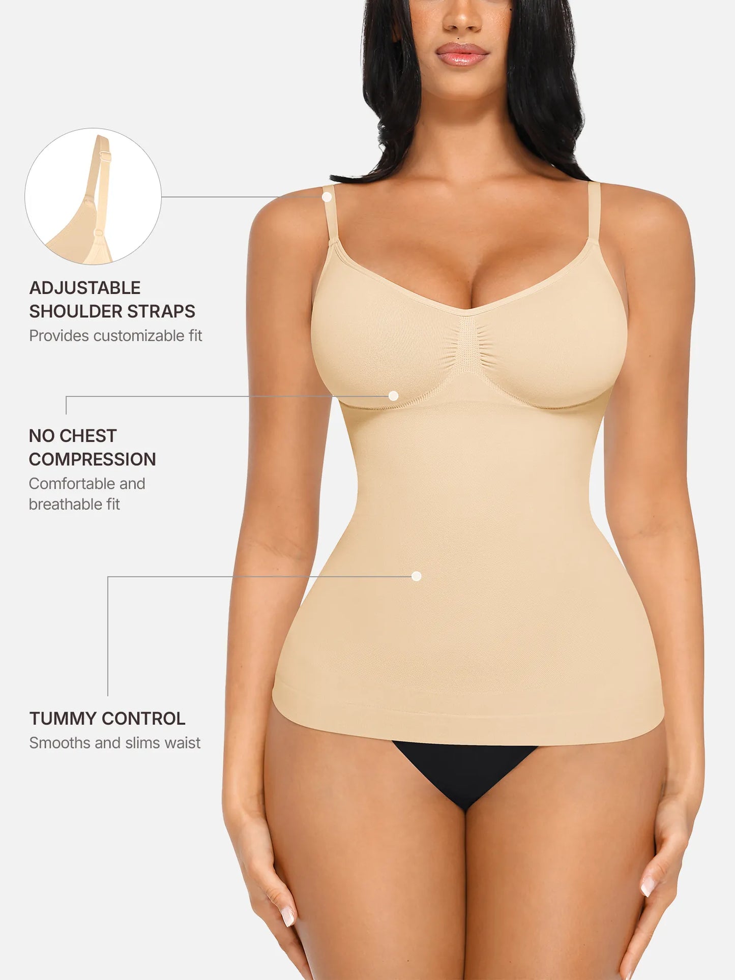 LIVC – Comfort Shaping Top voor Borst, Taille en Buik