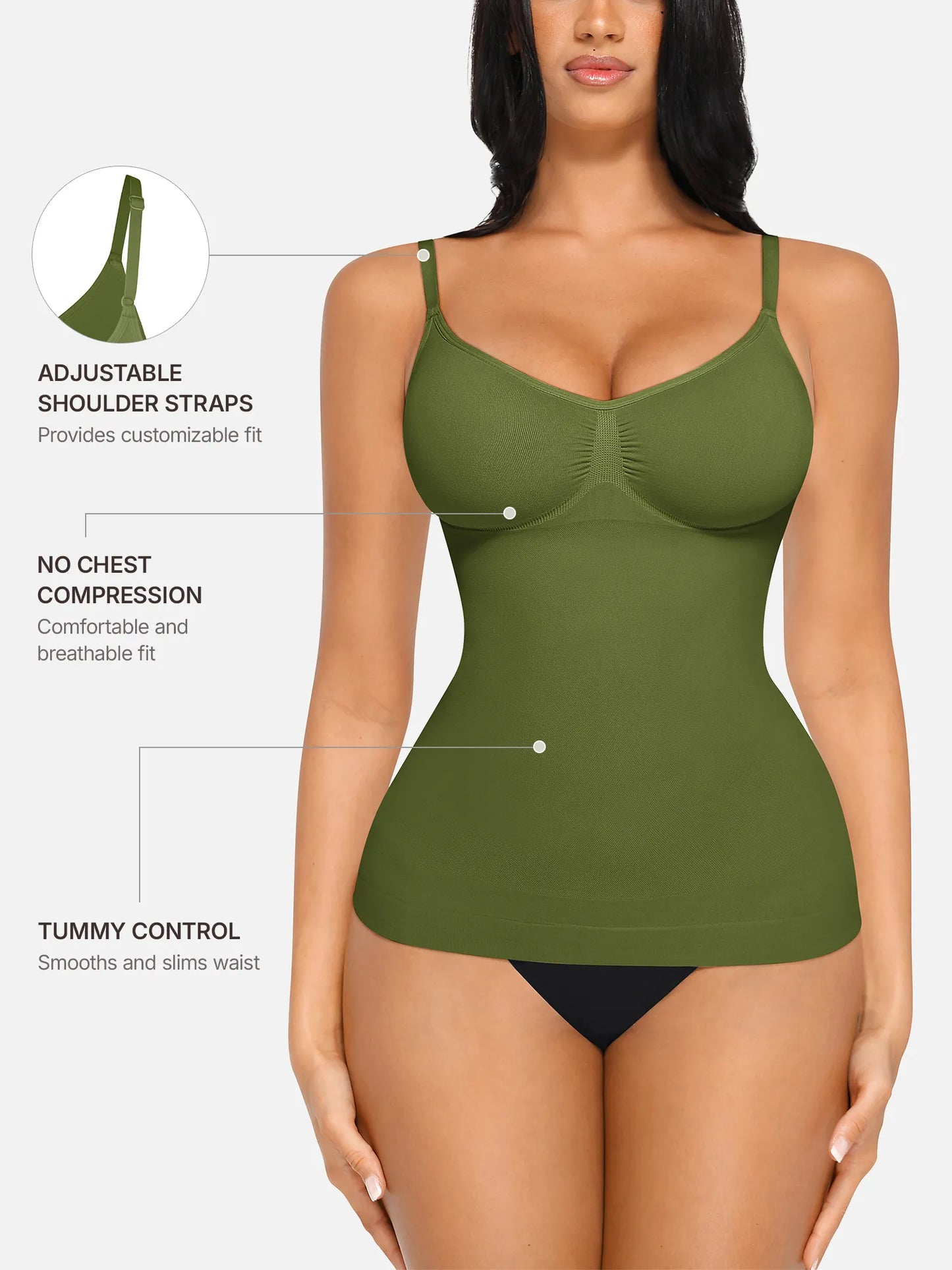 LIVC – Comfort Shaping Top voor Borst, Taille en Buik
