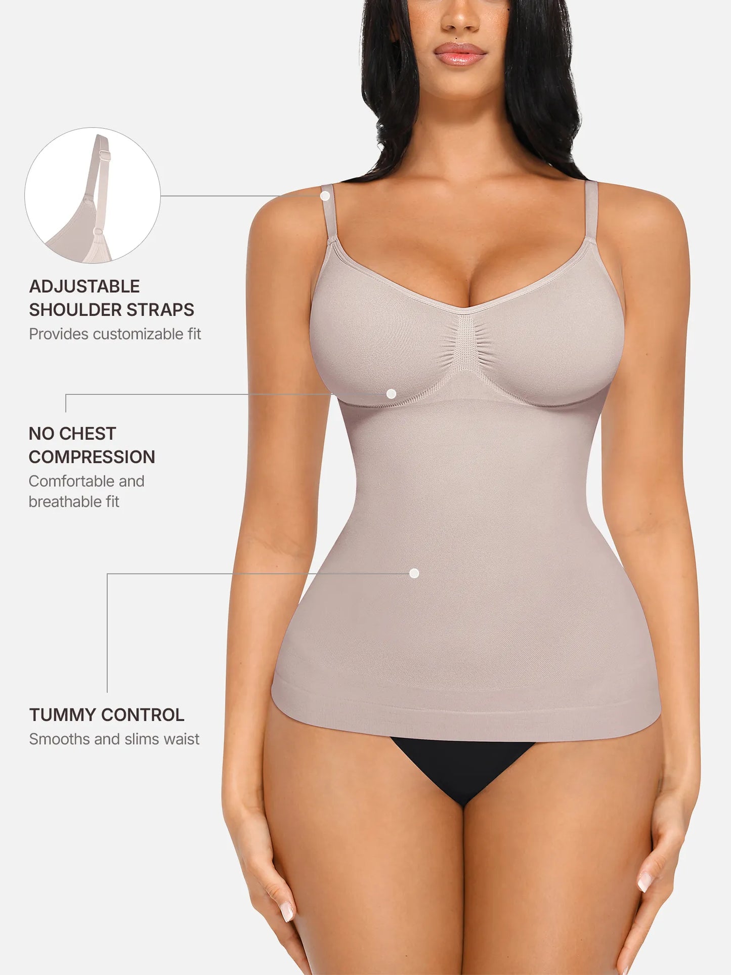 LIVC – Comfort Shaping Top voor Borst, Taille en Buik