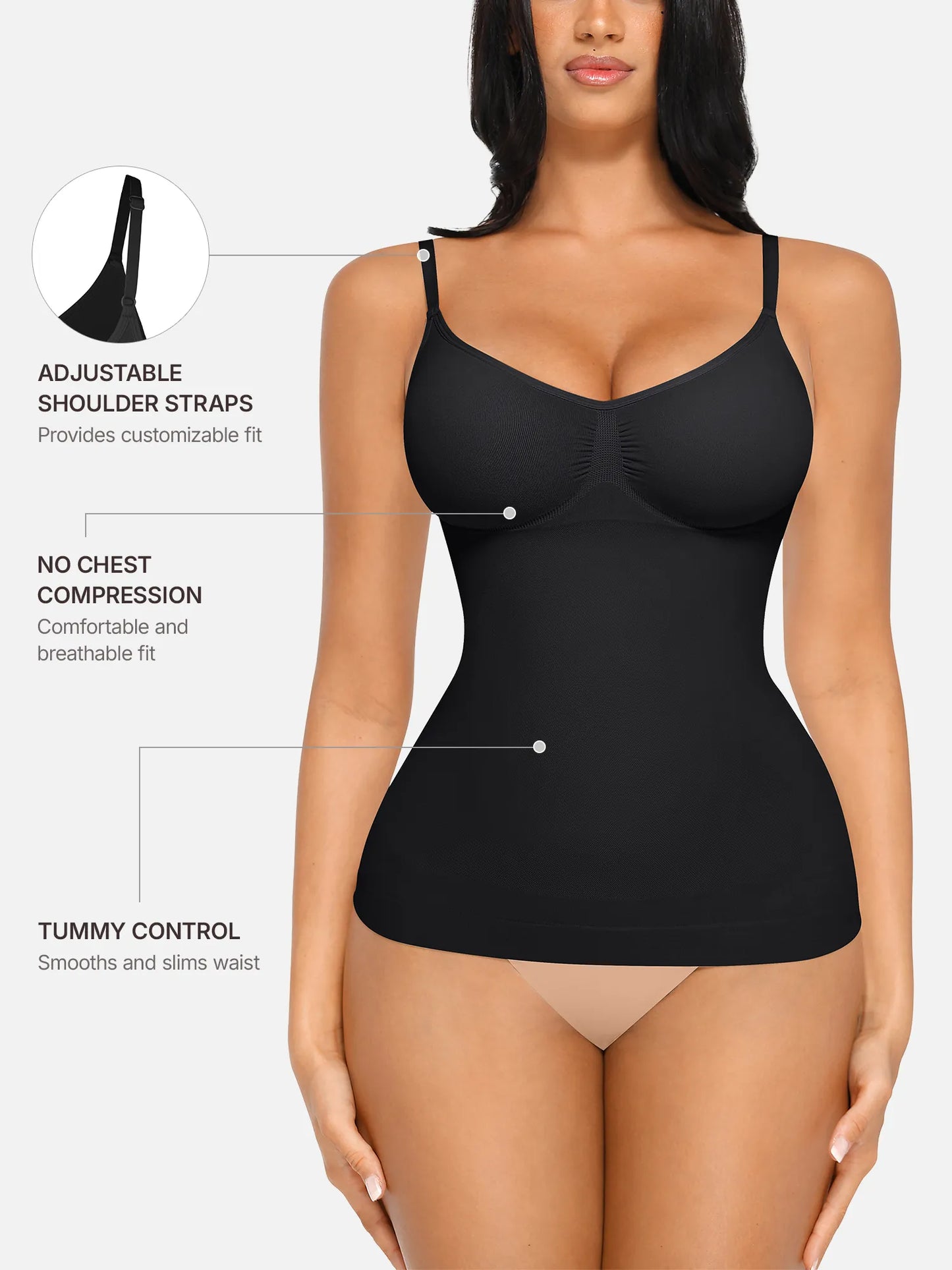 LIVC – Comfort Shaping Top voor Borst, Taille en Buik
