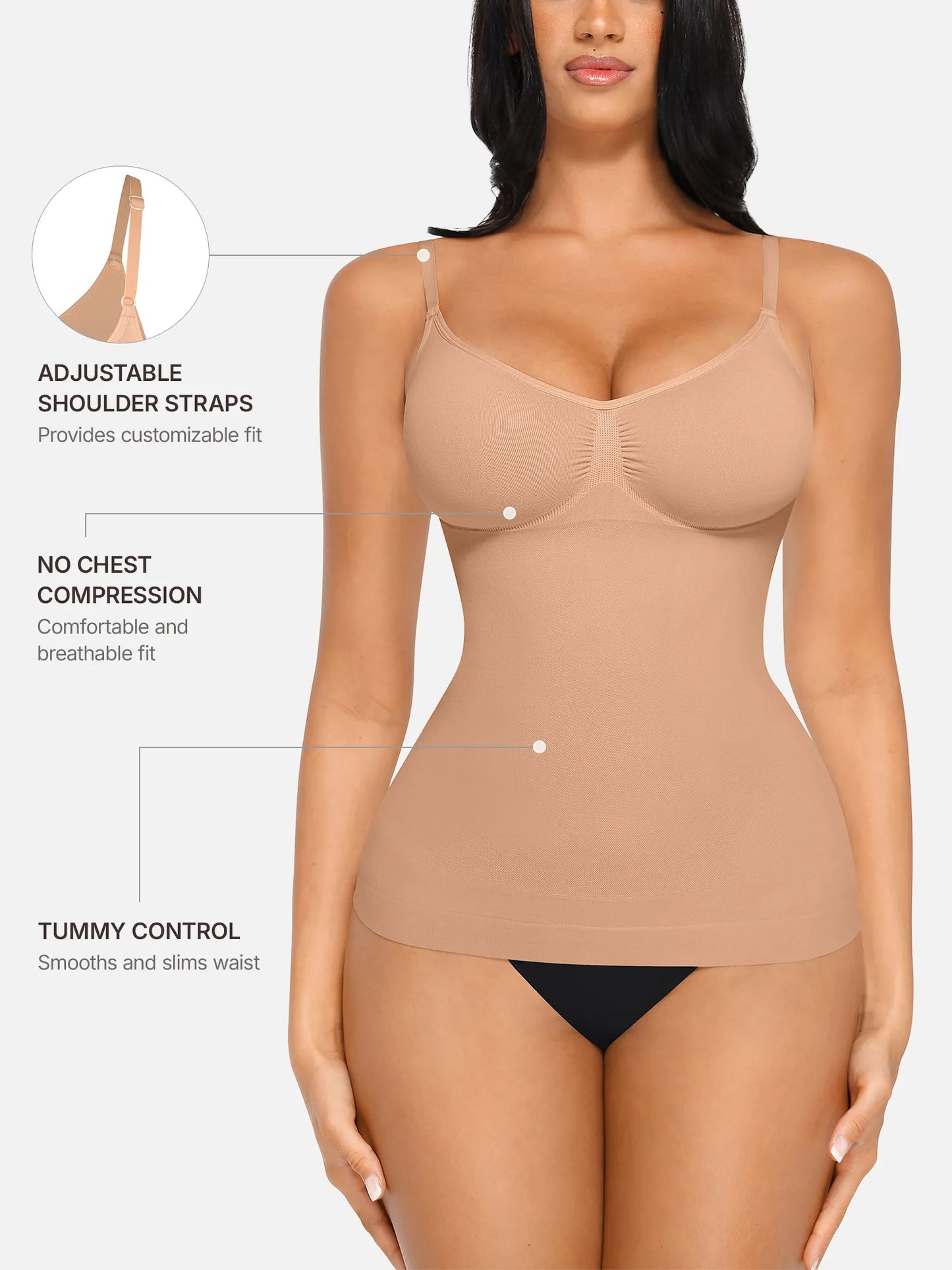 LIVC – Comfort Shaping Top voor Borst, Taille en Buik
