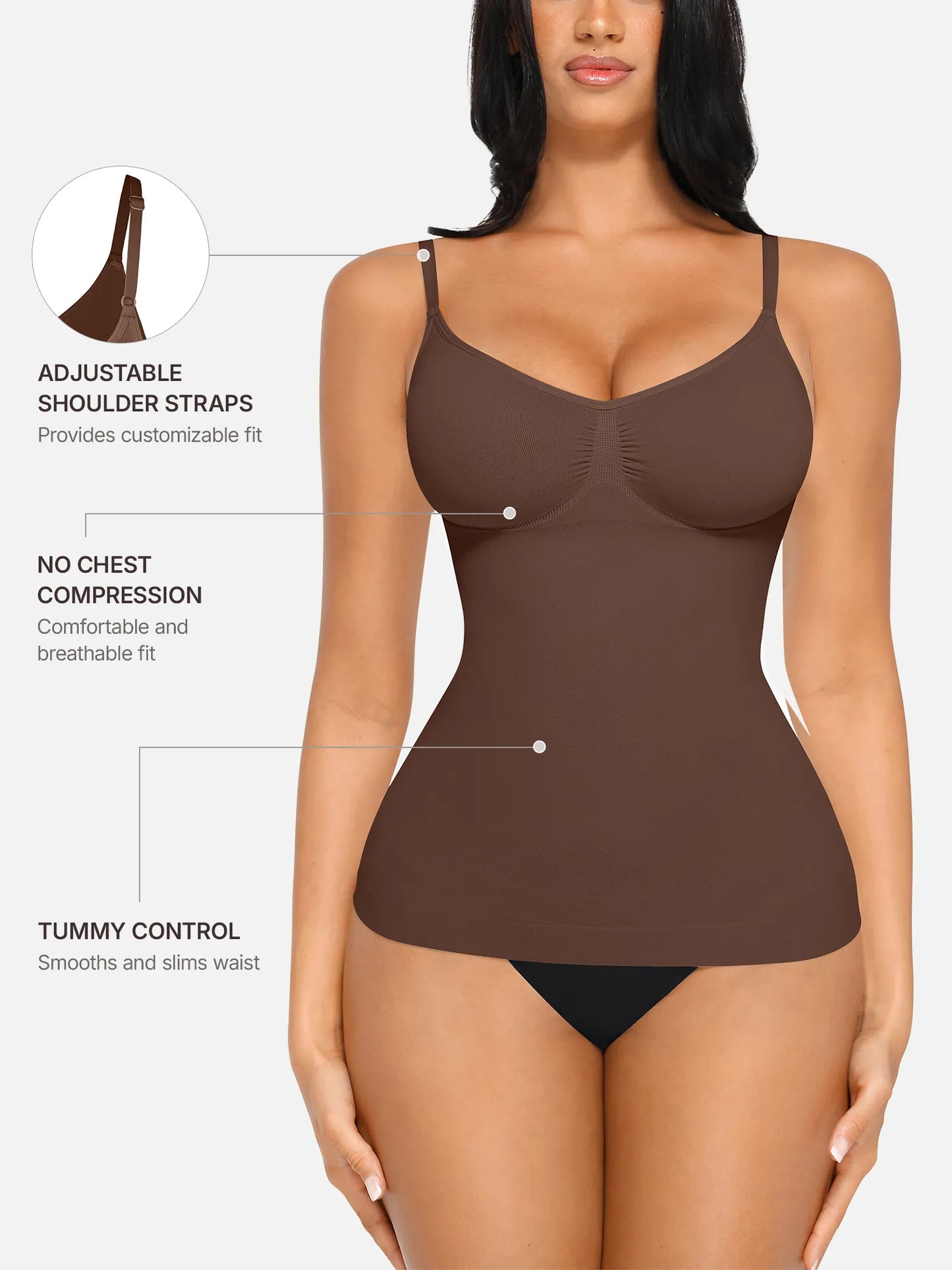 LIVC – Comfort Shaping Top voor Borst, Taille en Buik