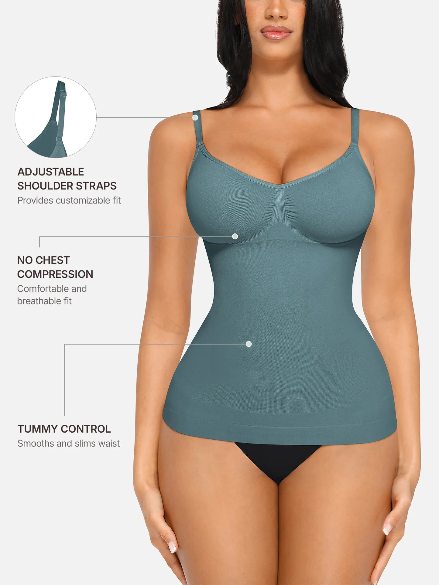 LIVC – Comfort Shaping Top voor Borst, Taille en Buik