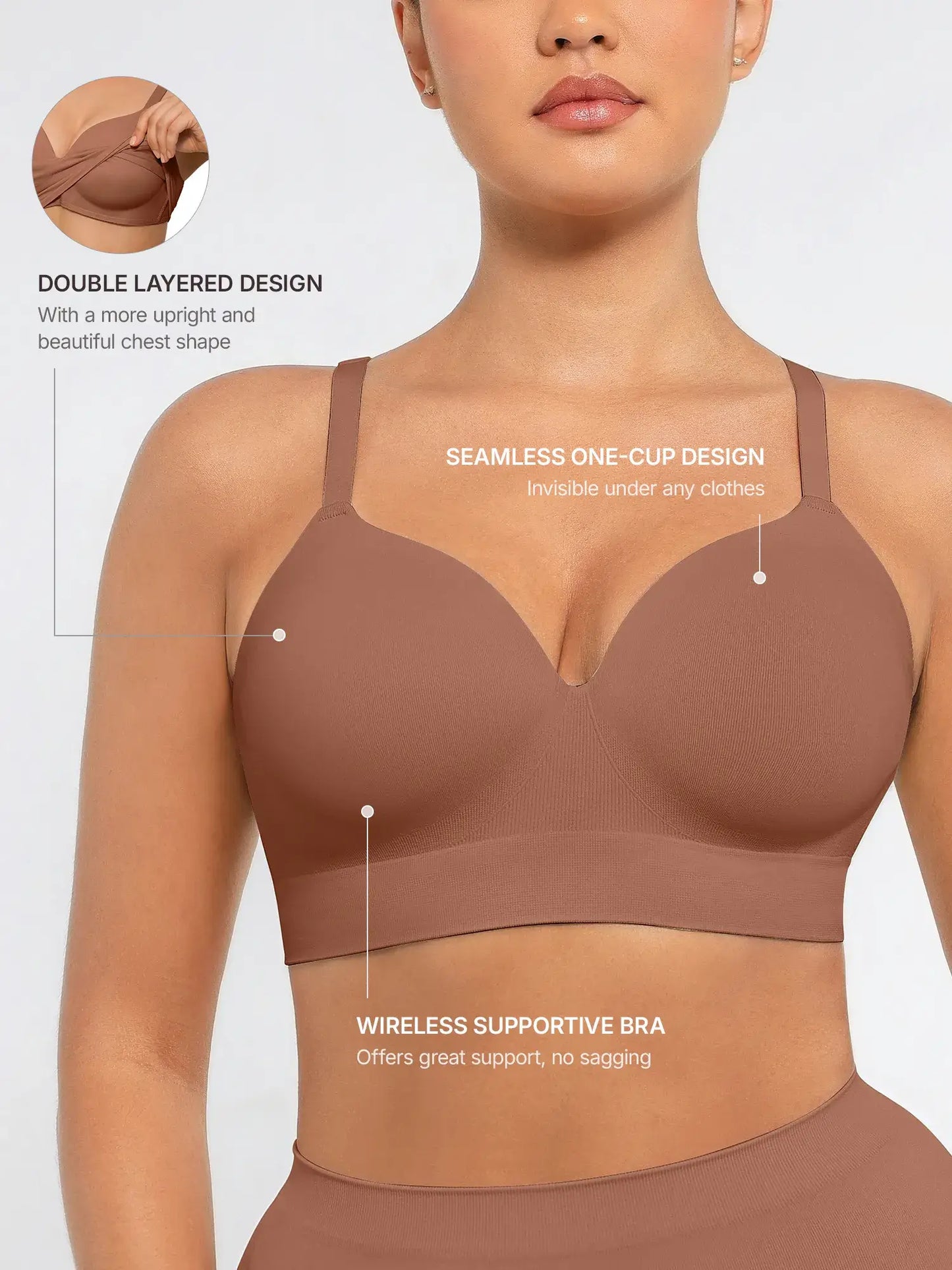LIVC – Wireless Push-Up Seamless Comfort Bra