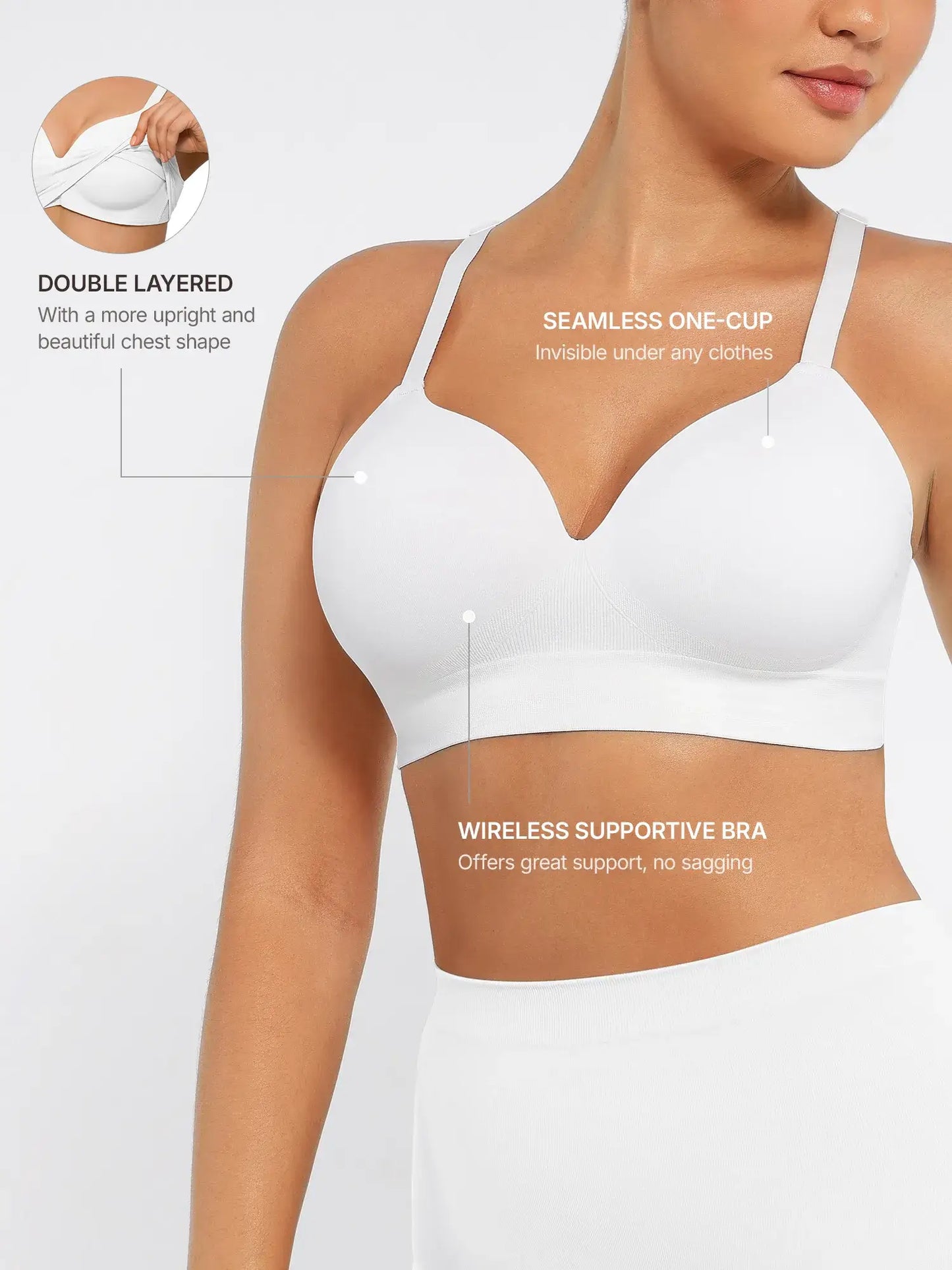 LIVC – Wireless Push-Up Seamless Comfort Bra