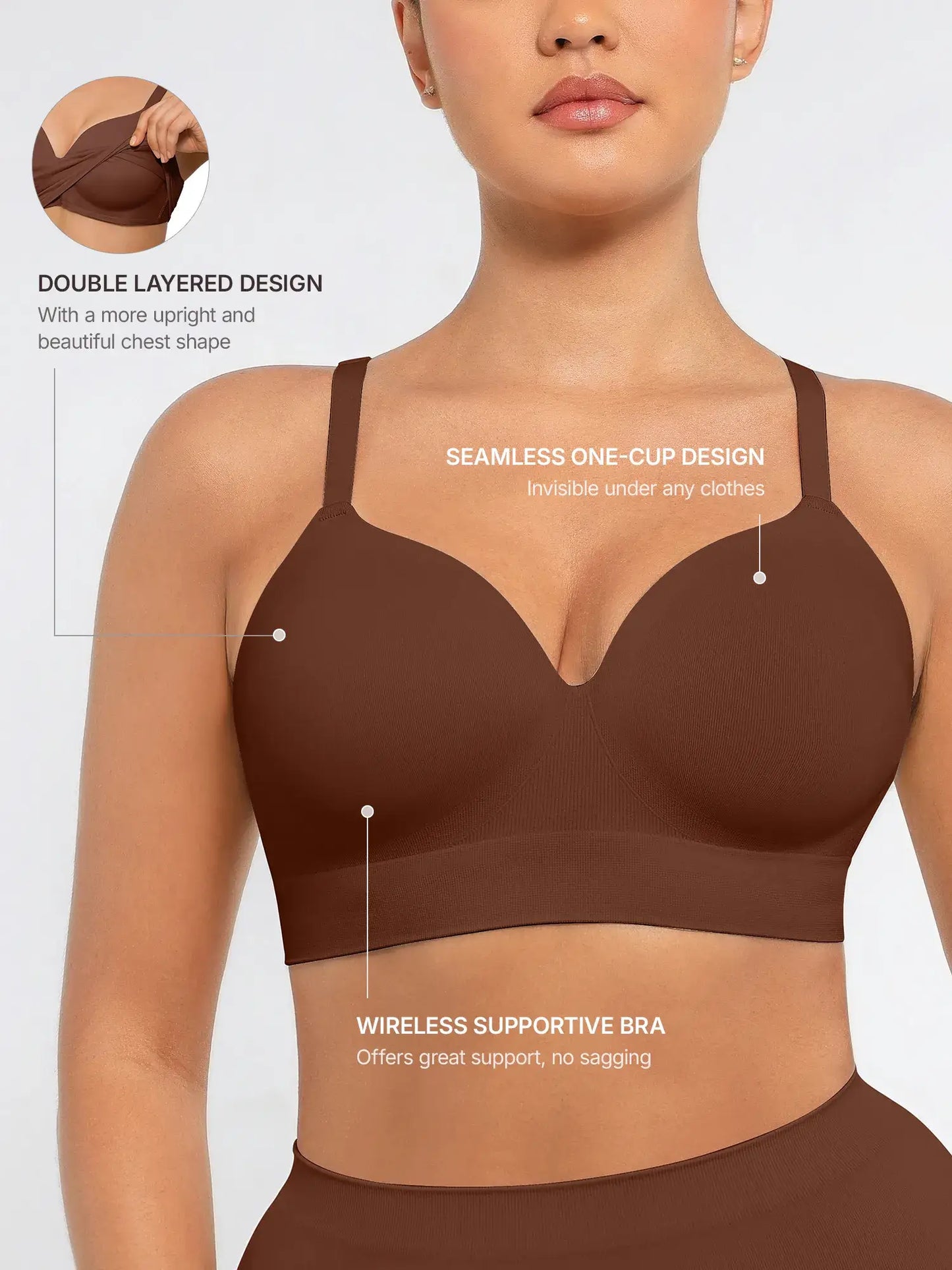 LIVC – Wireless Push-Up Seamless Comfort Bra