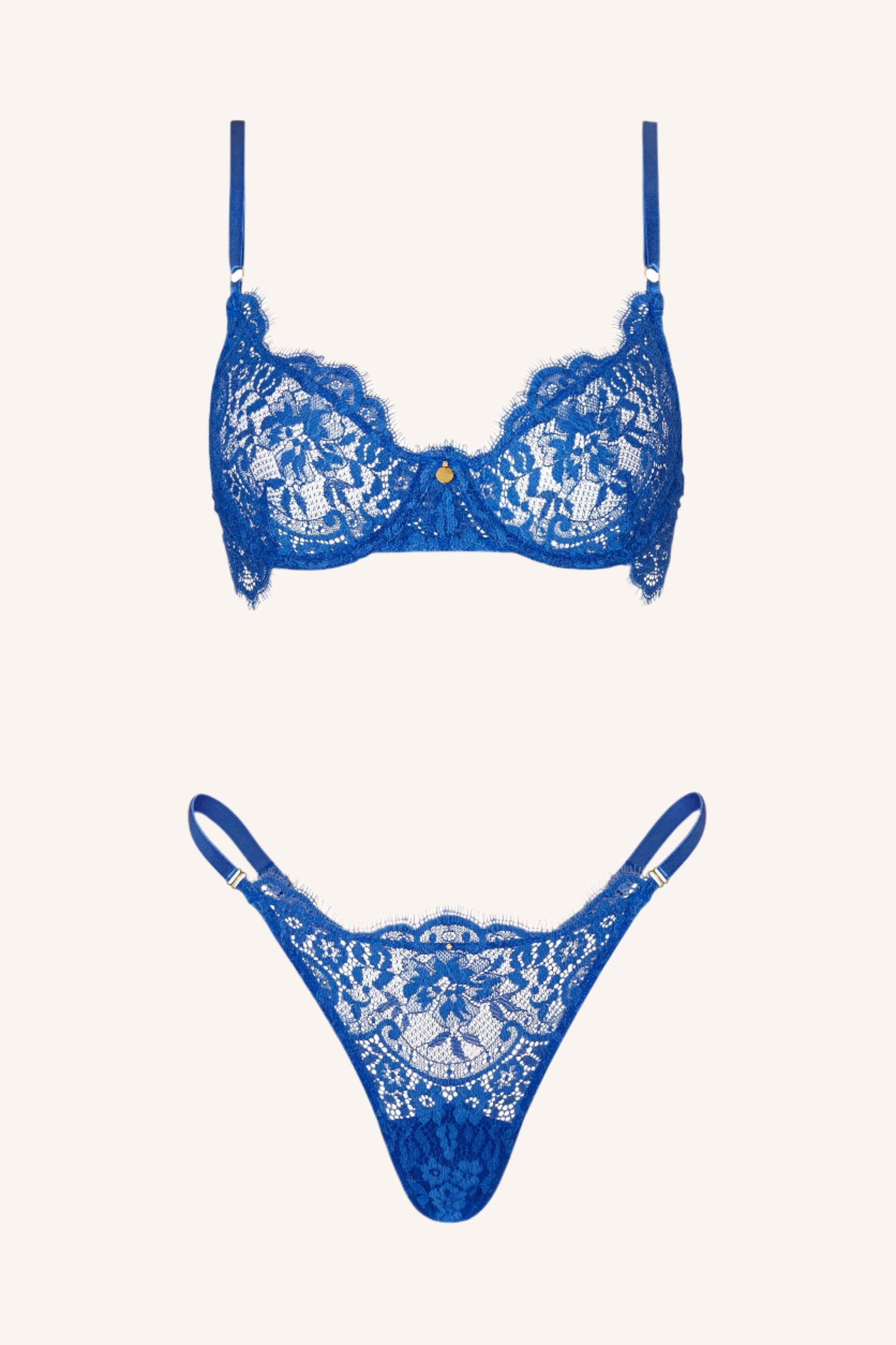DAINTY – Rode Lace Demi BH