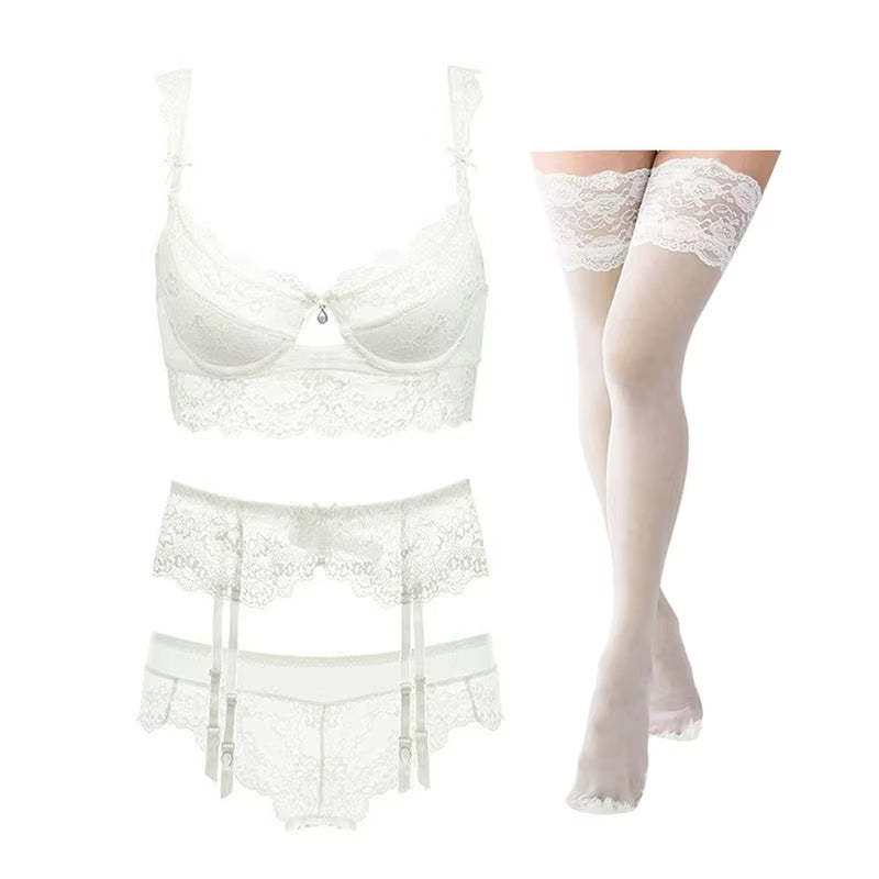 LIVC – Alysia | Vierdelige Kanten Lingerieset