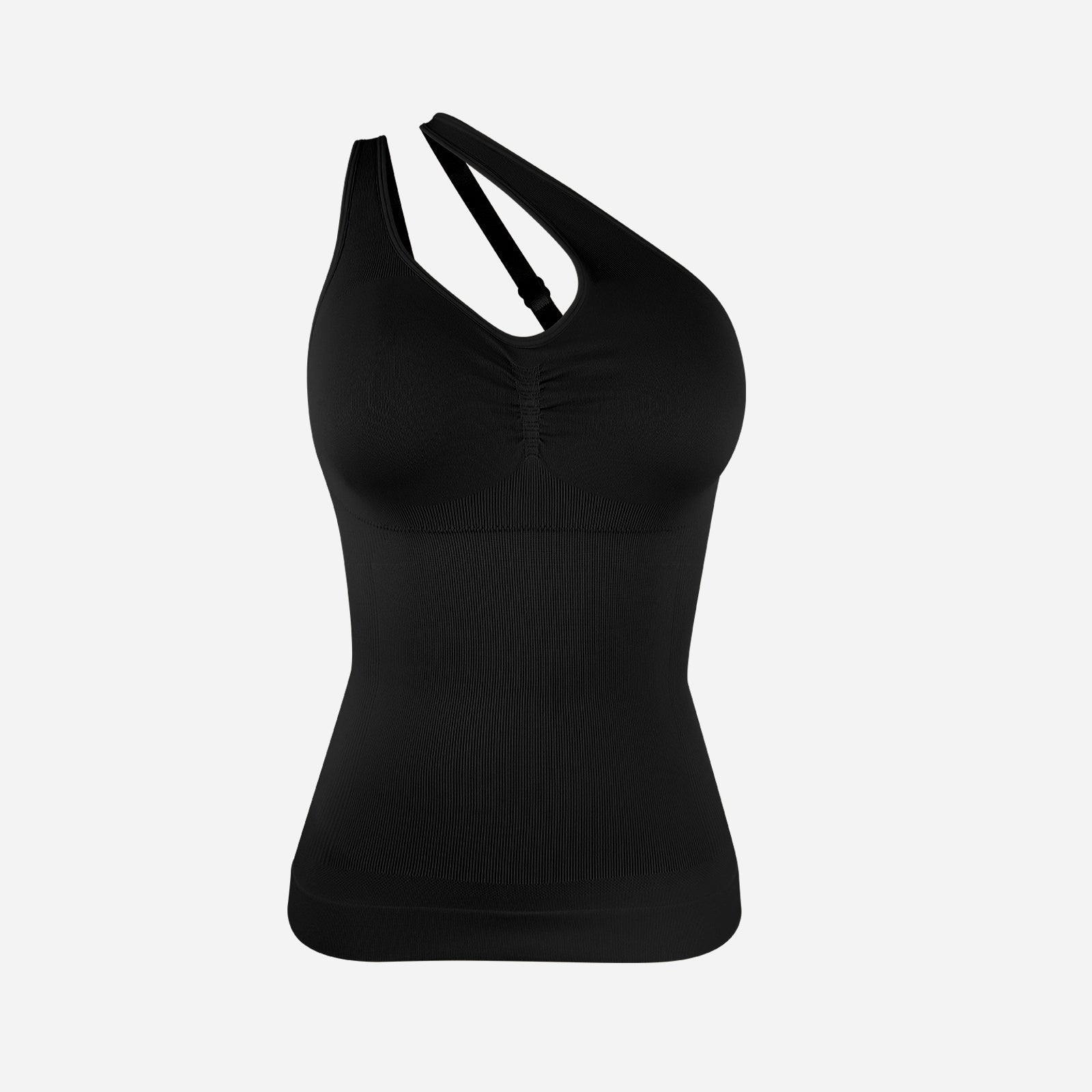 FYNRA – Naadloze Shapewear Halter Top - LivingCurves Zwart / S