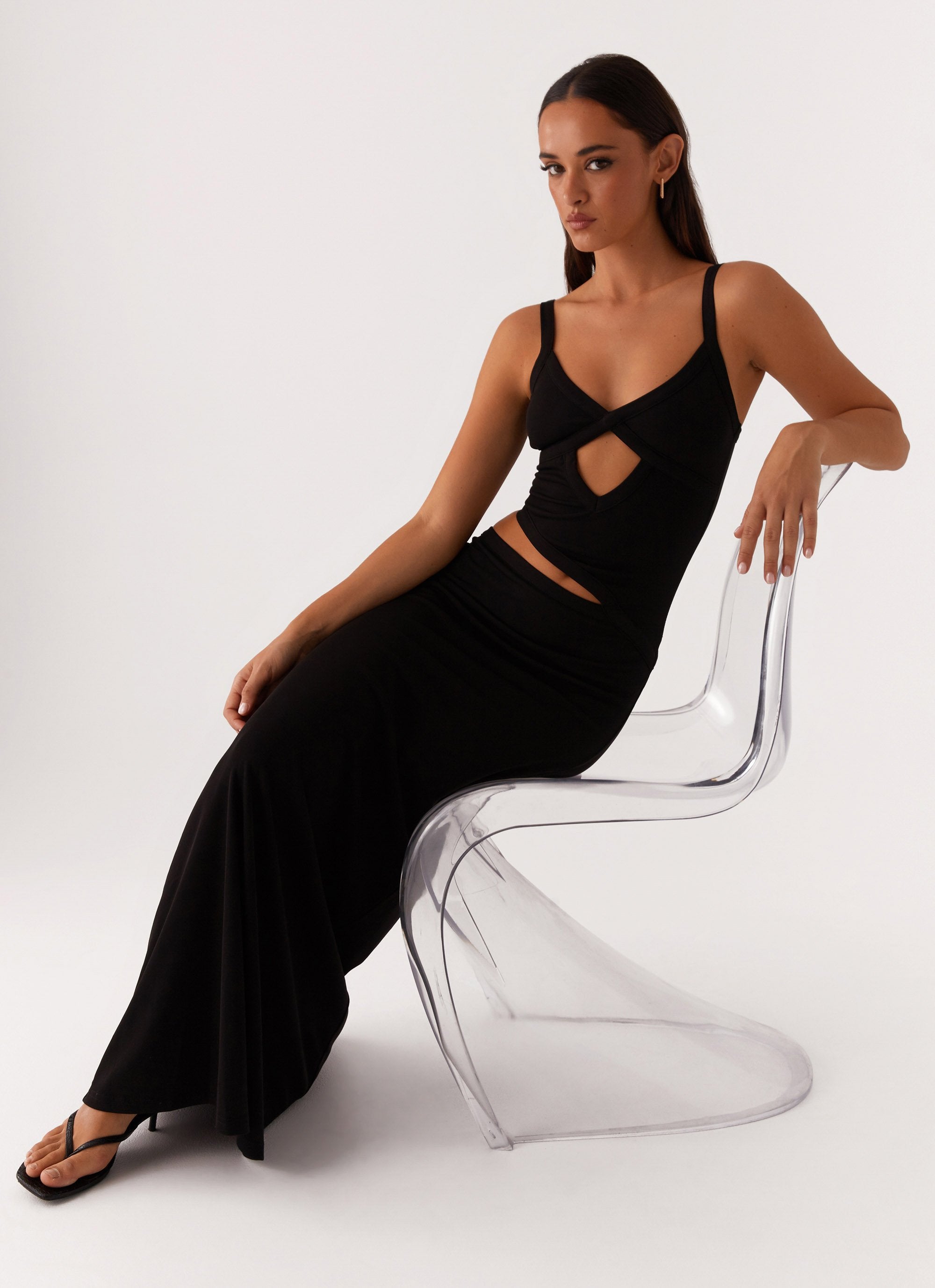 Maxi Jurk Dames – Open Rug met Strik Zomerjurk