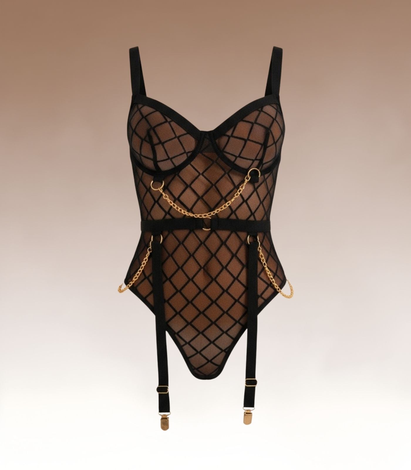 Je T’Aime - Plaid Bodysuit