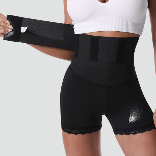 AVA – Hoge Taille Seamless Shaping Panty - LivingCurves Kaching Cart Upsell Toggle Zwart / L