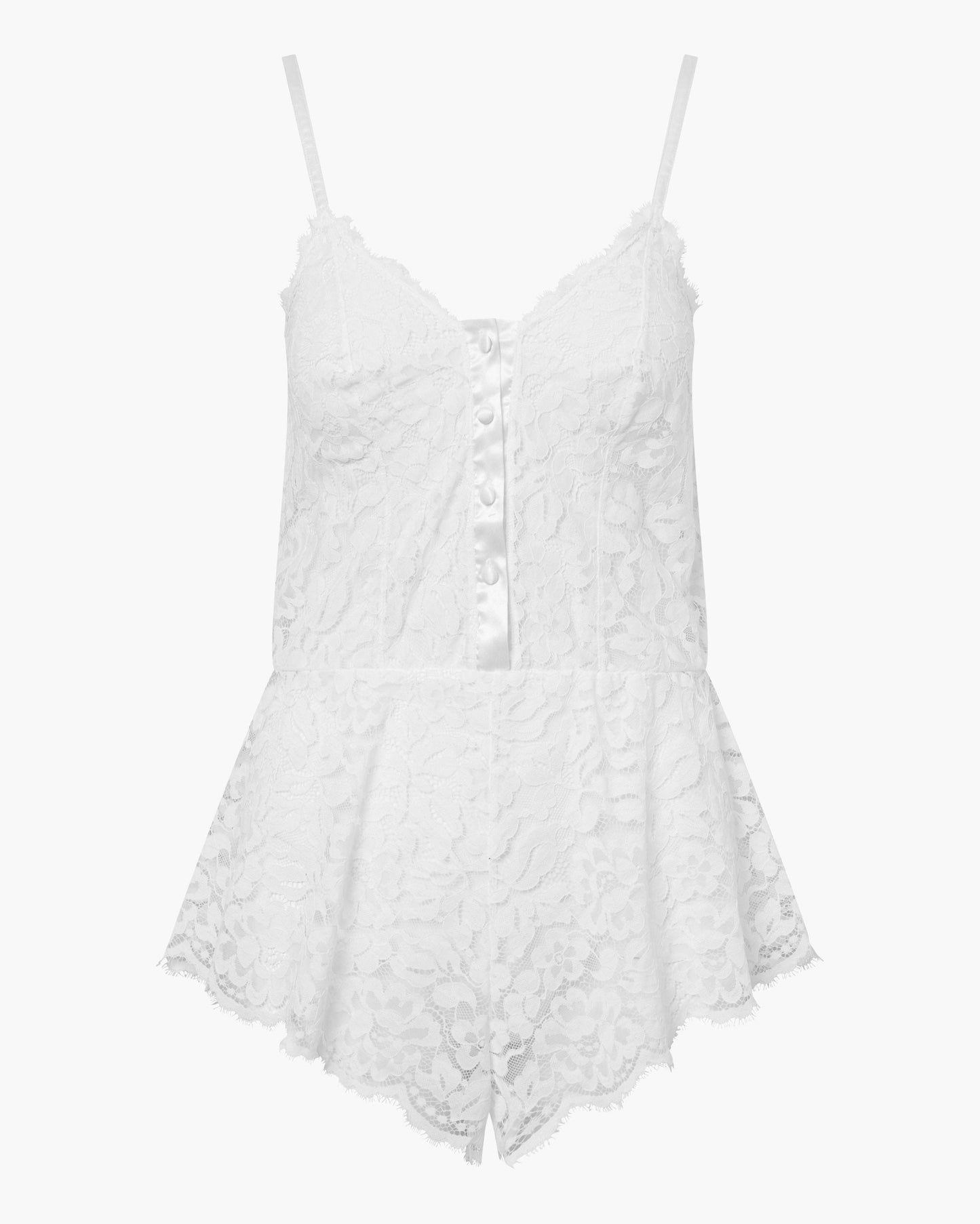 MAGNO – Luxe Eyelash Lace Romper