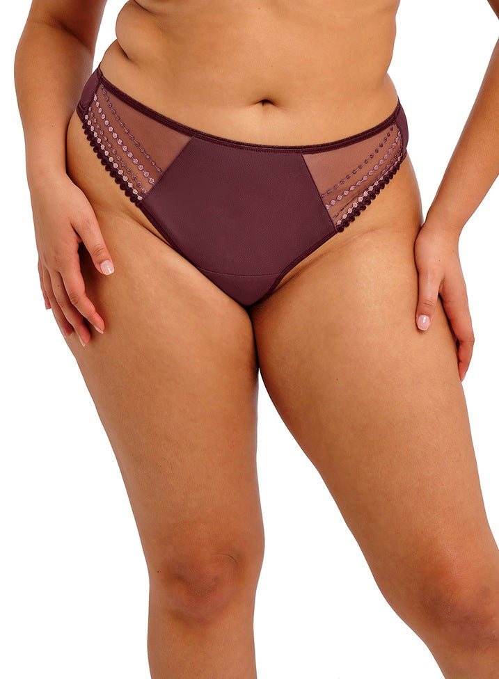 Elomi Matilda Sugarplum Thong Panty 8907