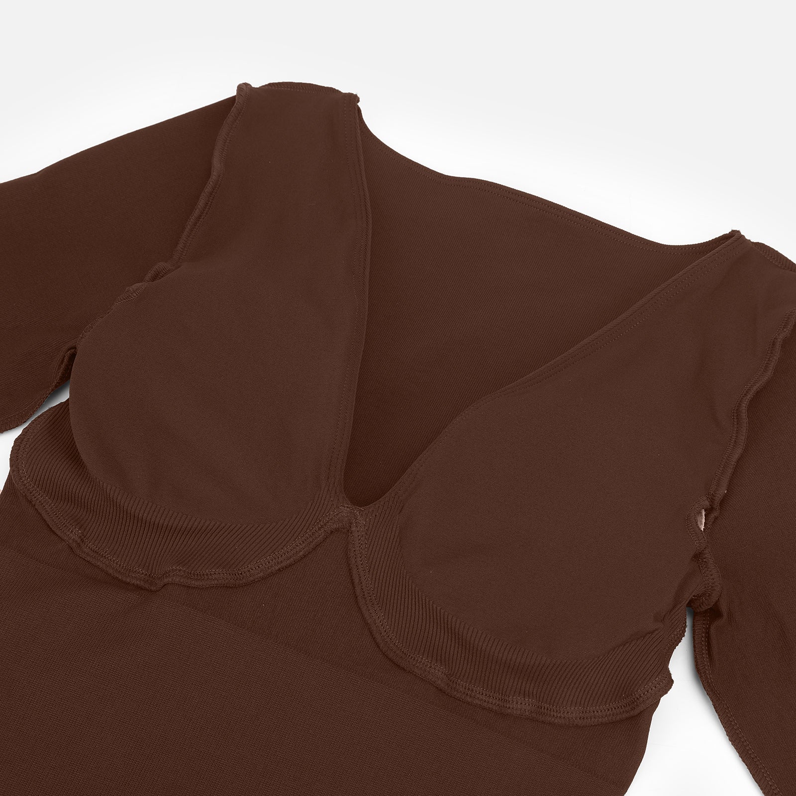 IORAH – Naadloze Slimming V Catsuit - LivingCurves Bruin / XS/S