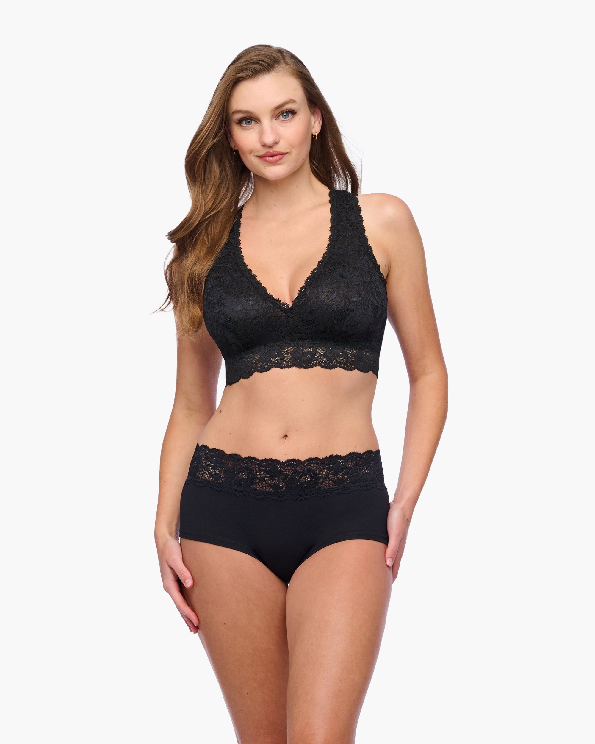 CURVY – Lace Racerback Bralette