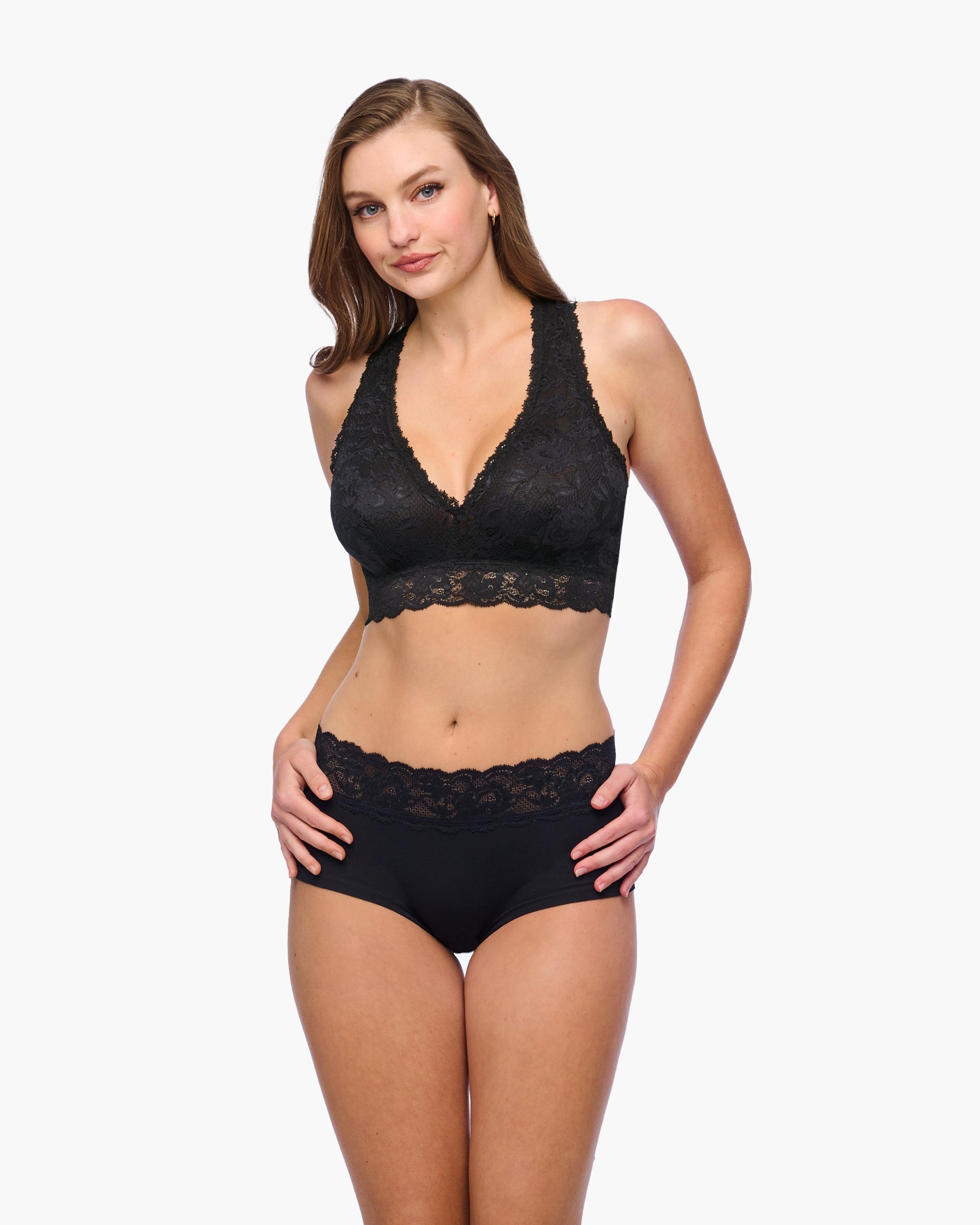CURVY – Lace Racerback Bralette