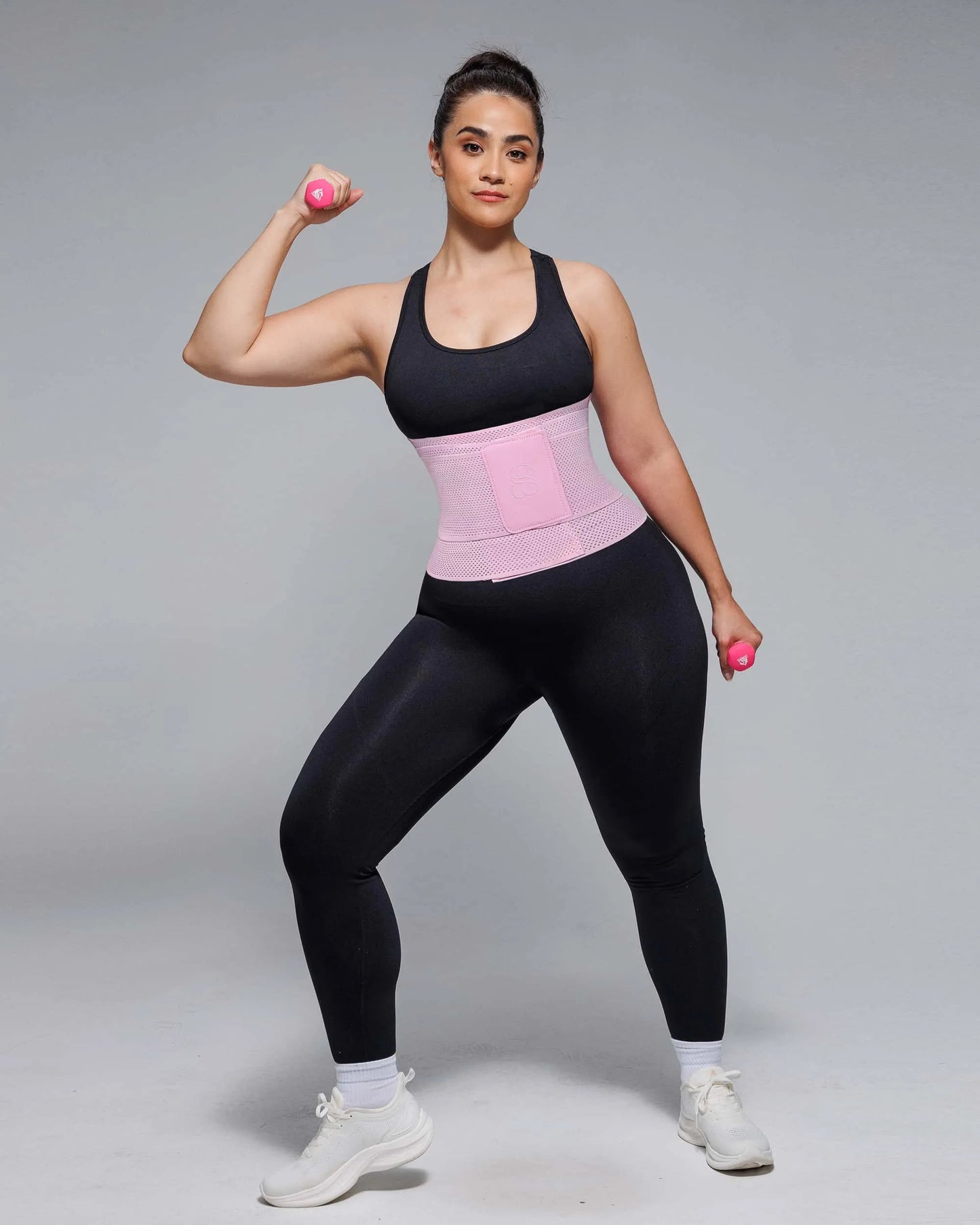 NOXA – Latex Waist Trainer met Drie Banden - LivingCurves Waist Trainer Beige / S